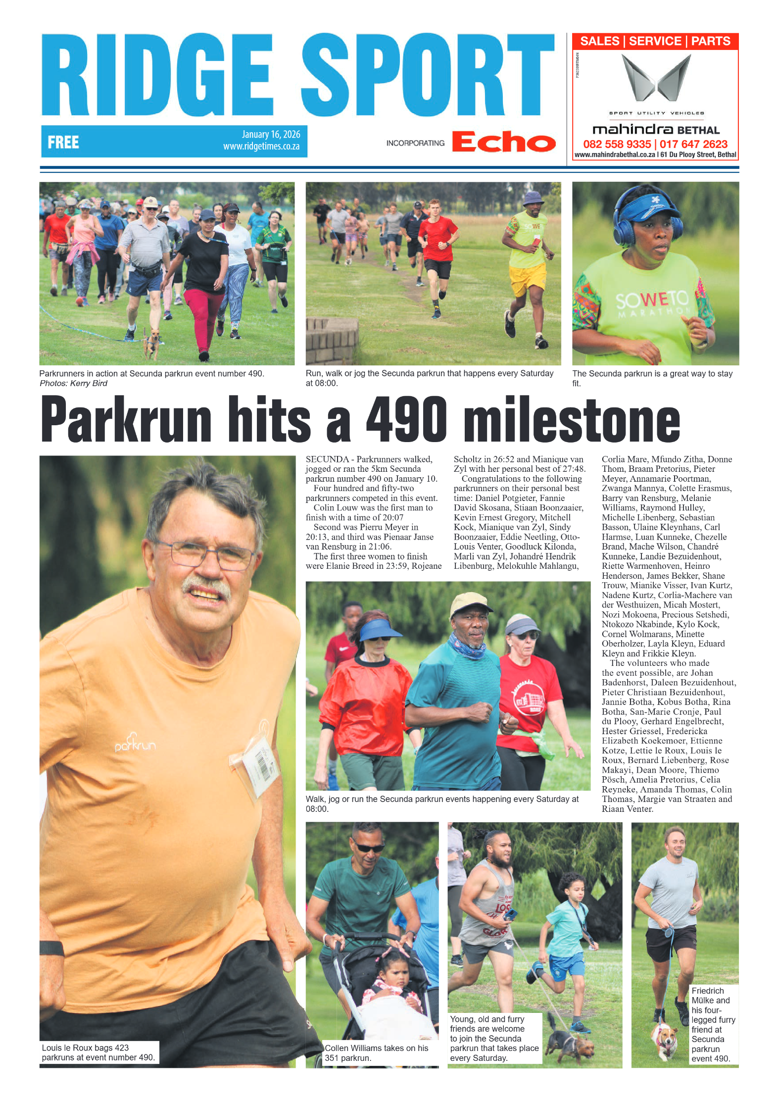 Ridge Times 16 January 2026 page 8