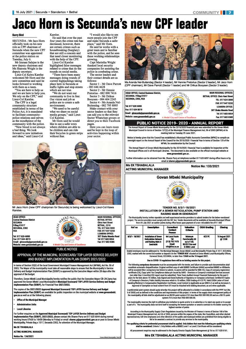 Ridge Times 16 July 2021 page 7