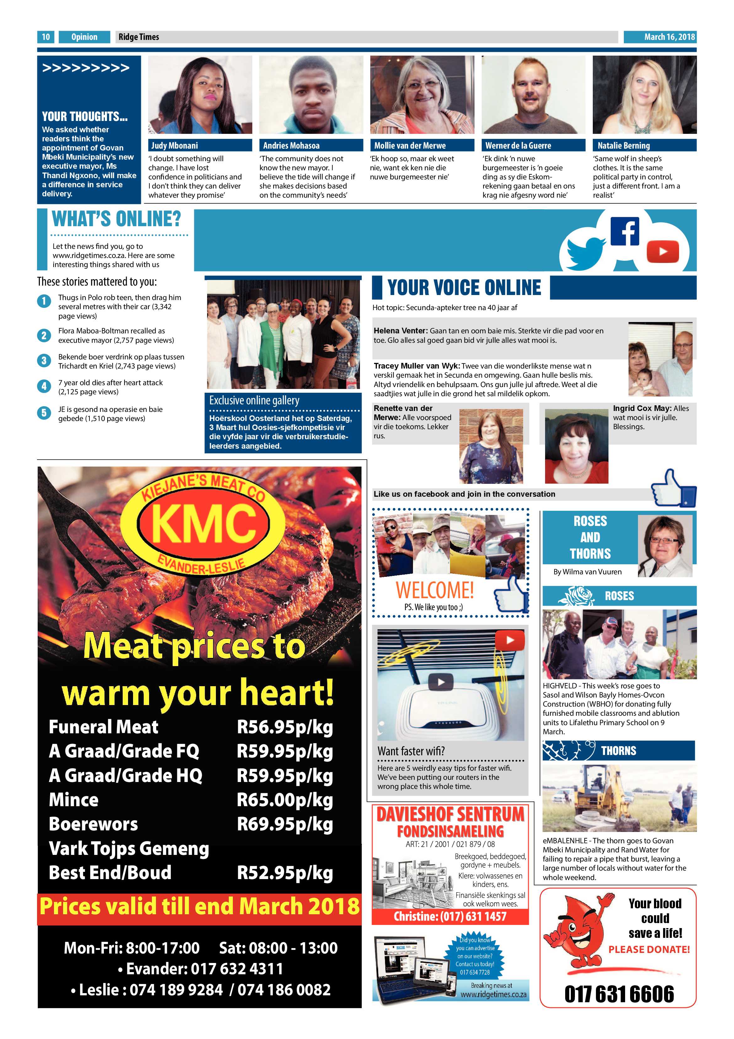 Ridge Times 16 March 2018 page 10