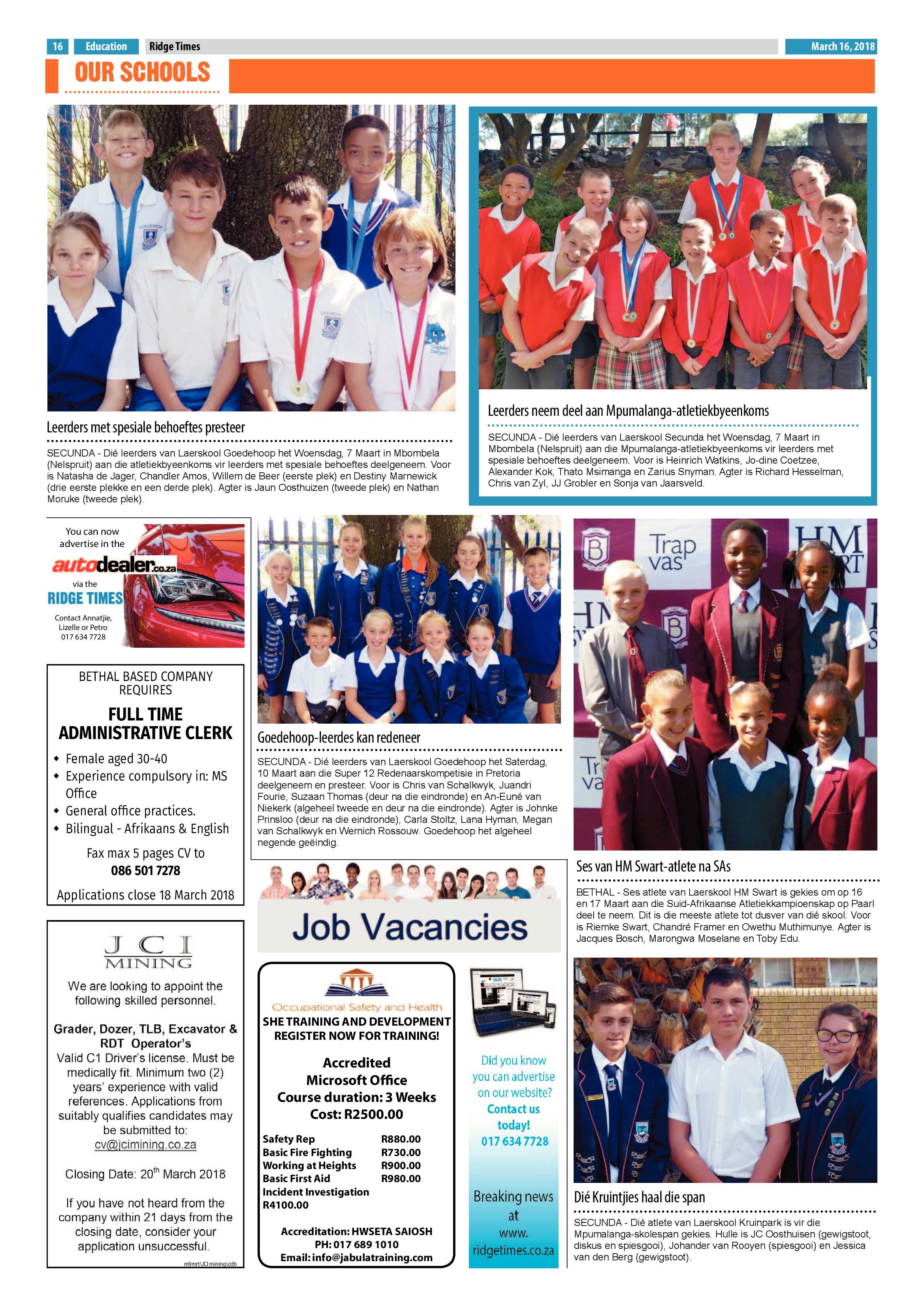 Ridge Times 16 March 2018 page 16
