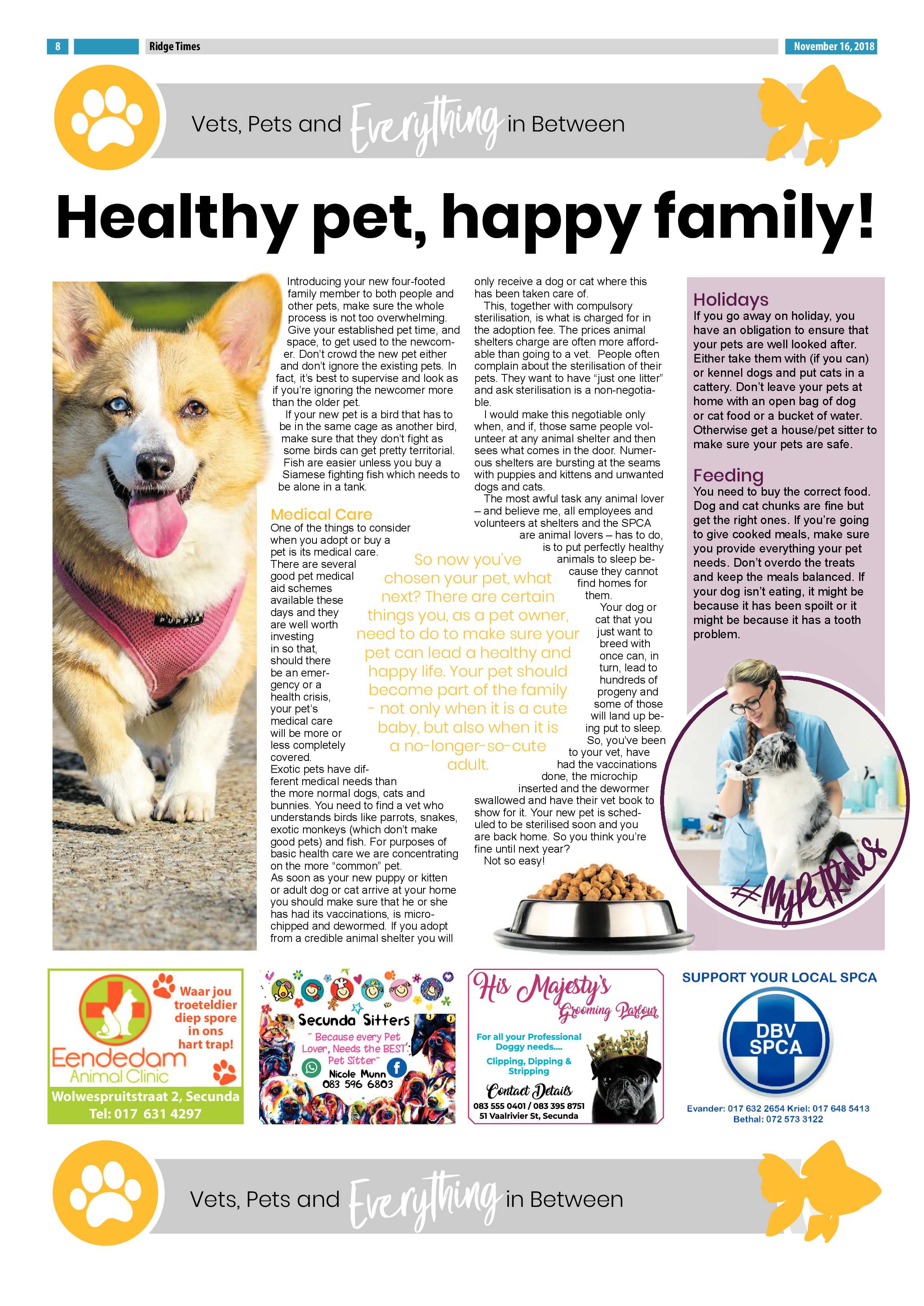Ridge Times 16 November 2018 page 8