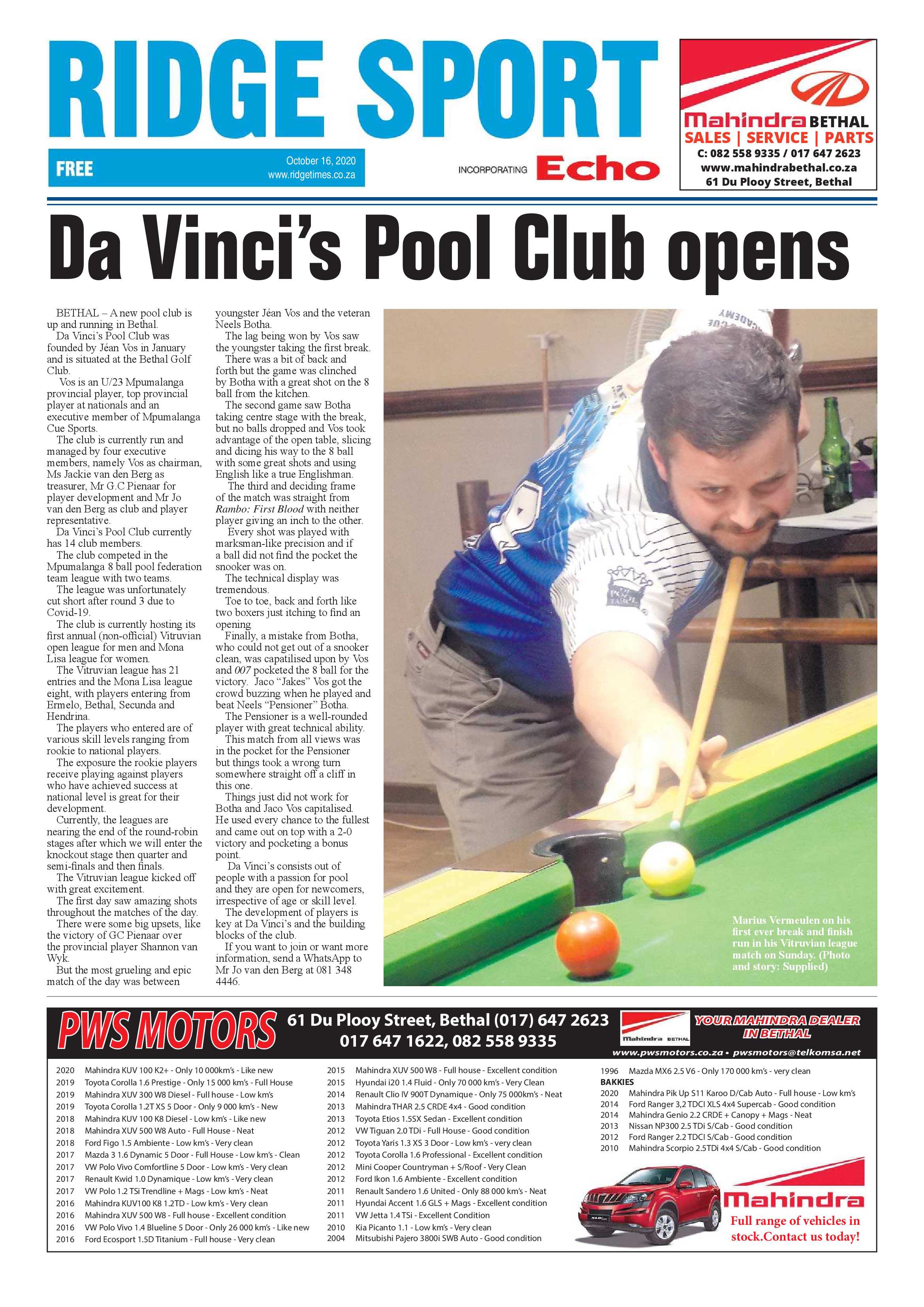 Ridge Times 16 October 2020 page 16