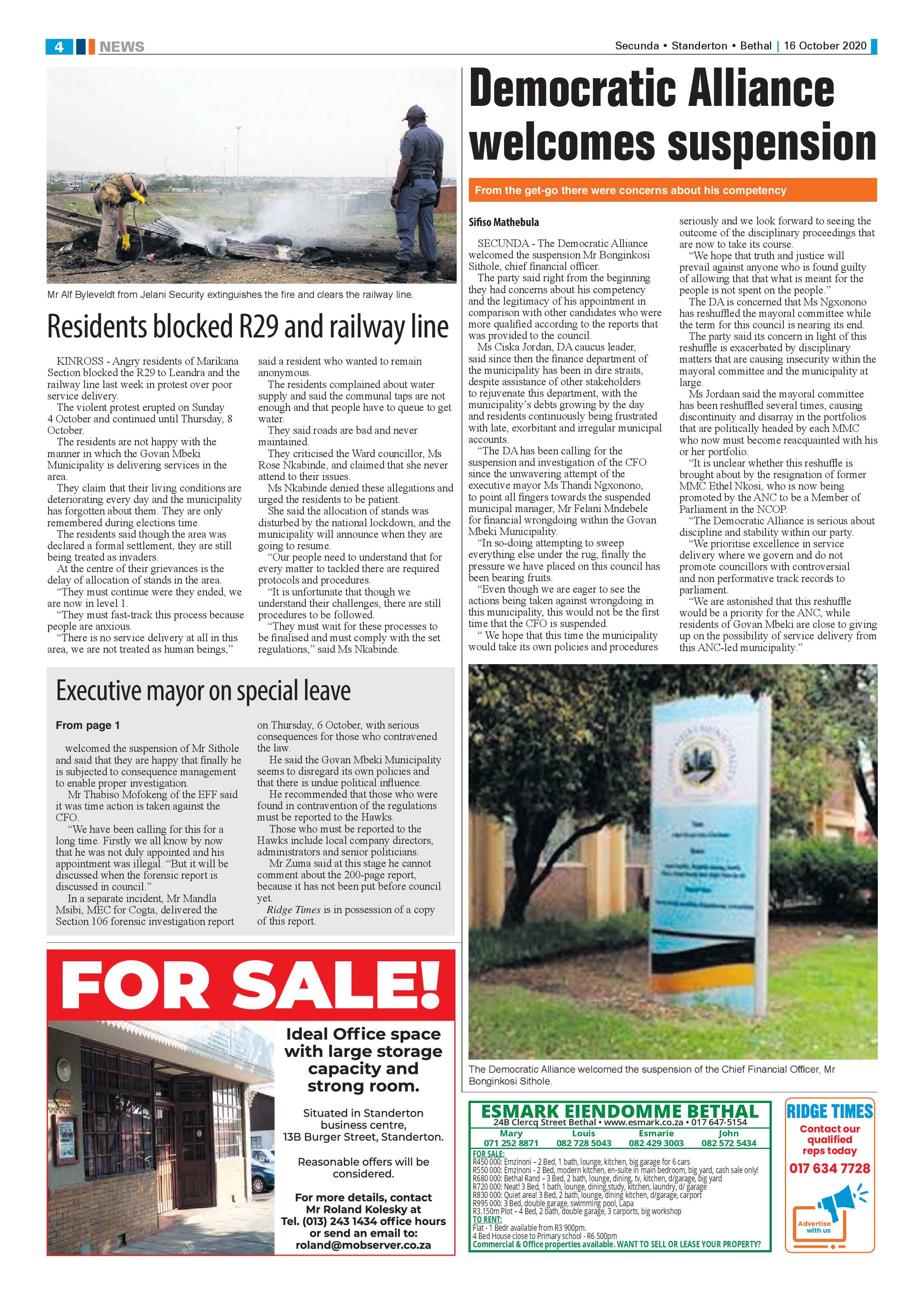 Ridge Times 16 October 2020 page 4
