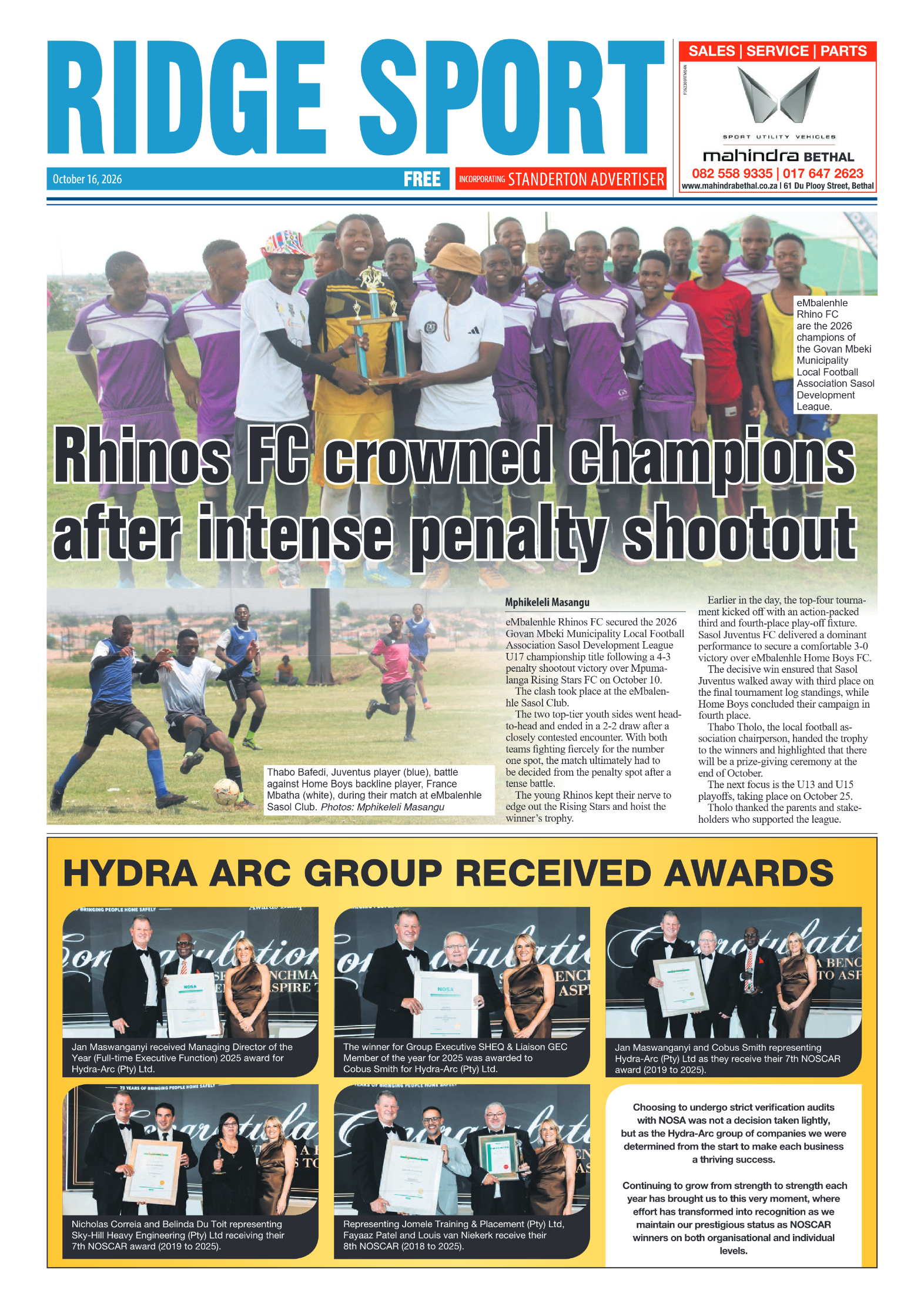 Ridge Times 16 October 2026 page 12