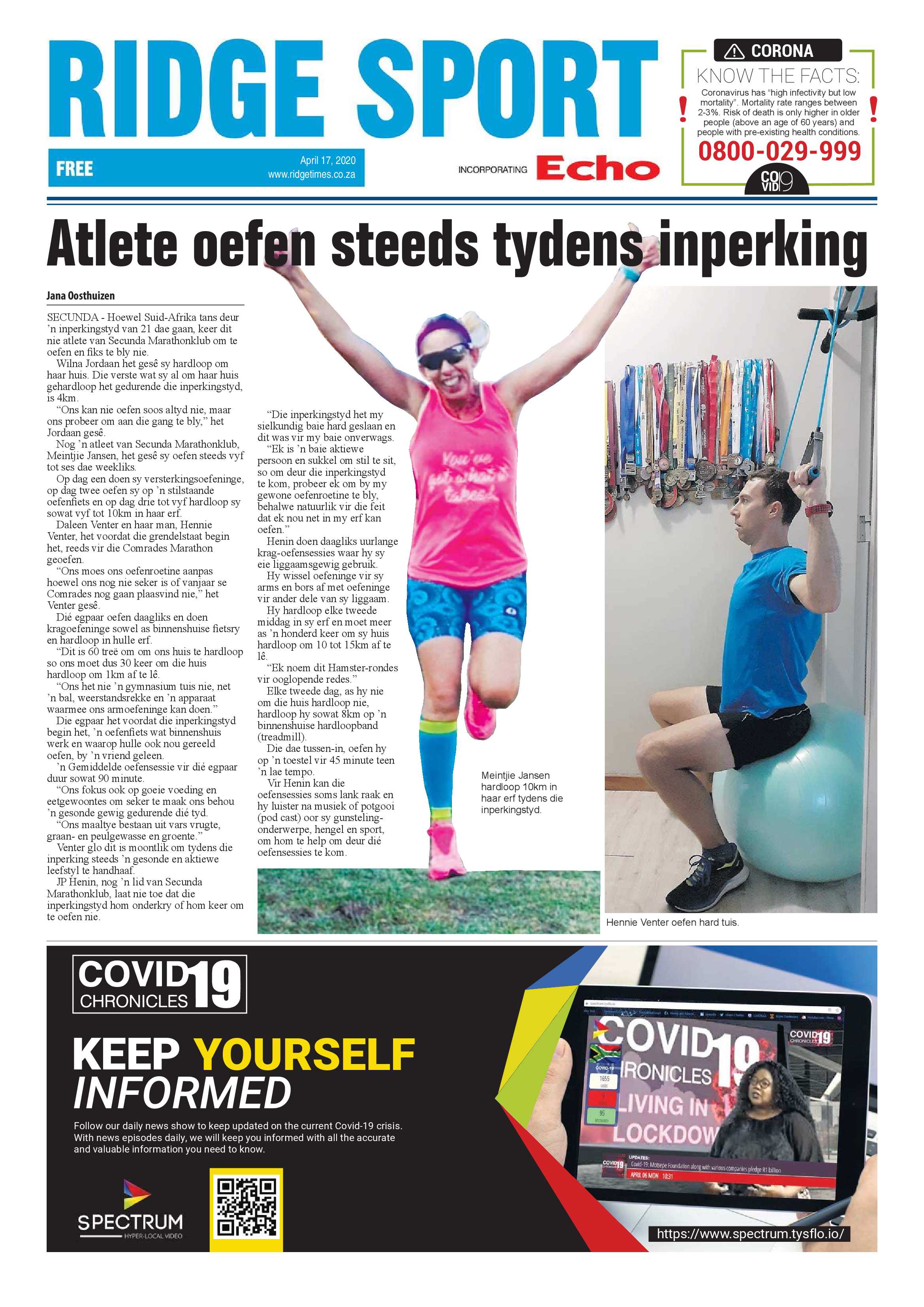 Ridge Times 17 April 2020 page 8