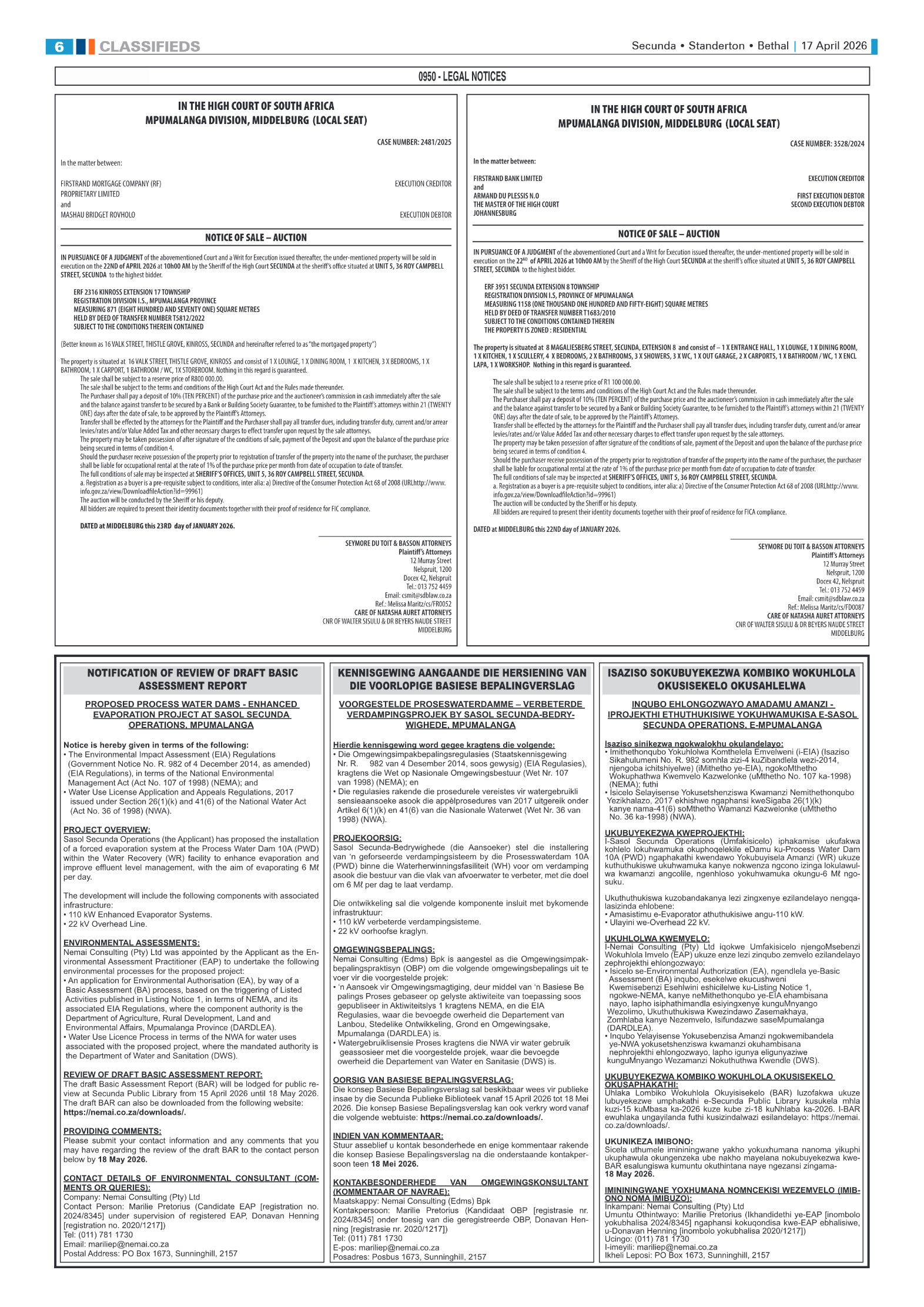 Ridge Times 17 April 2026 page 6