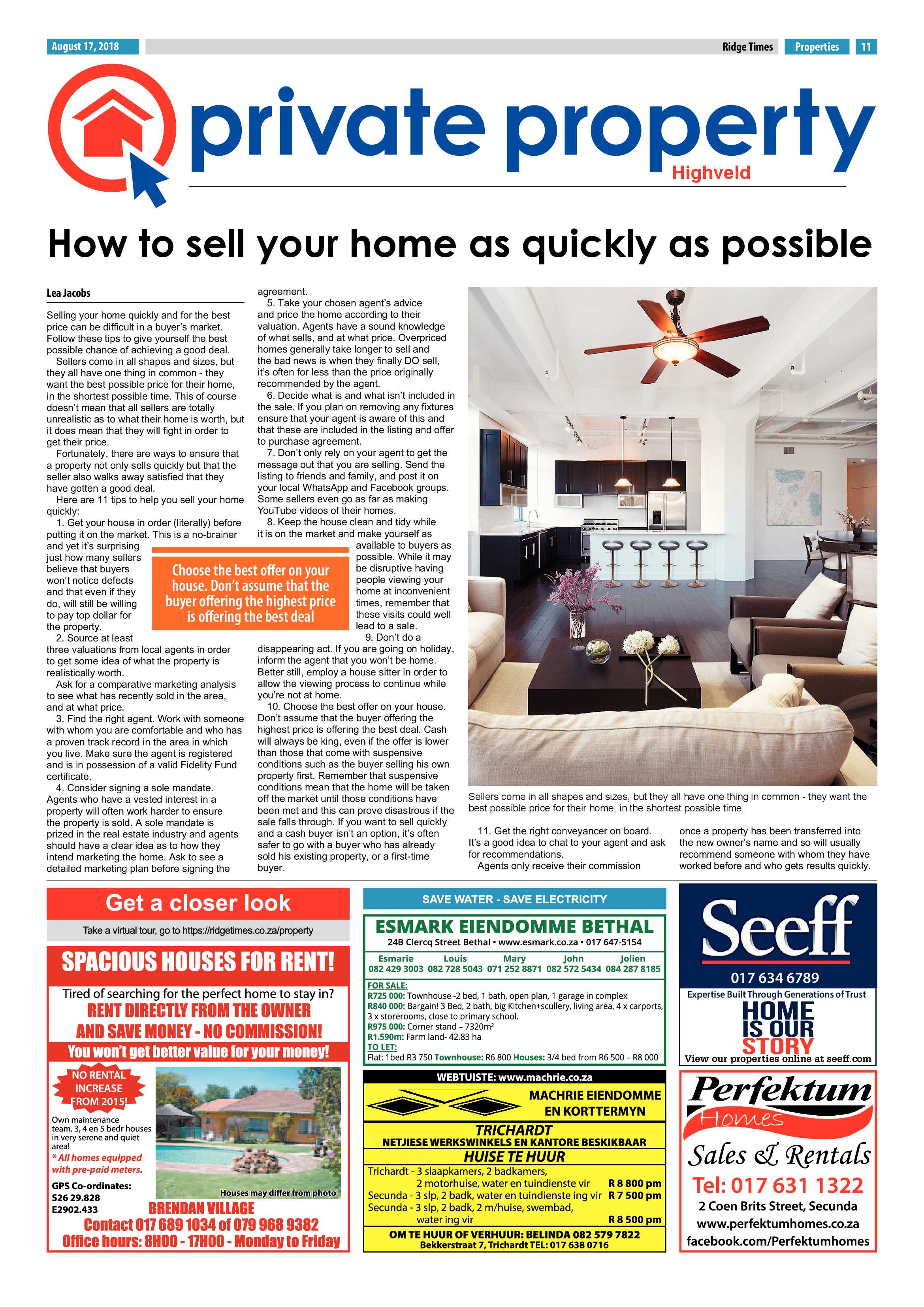 Ridge Times 17 August 2018 page 11