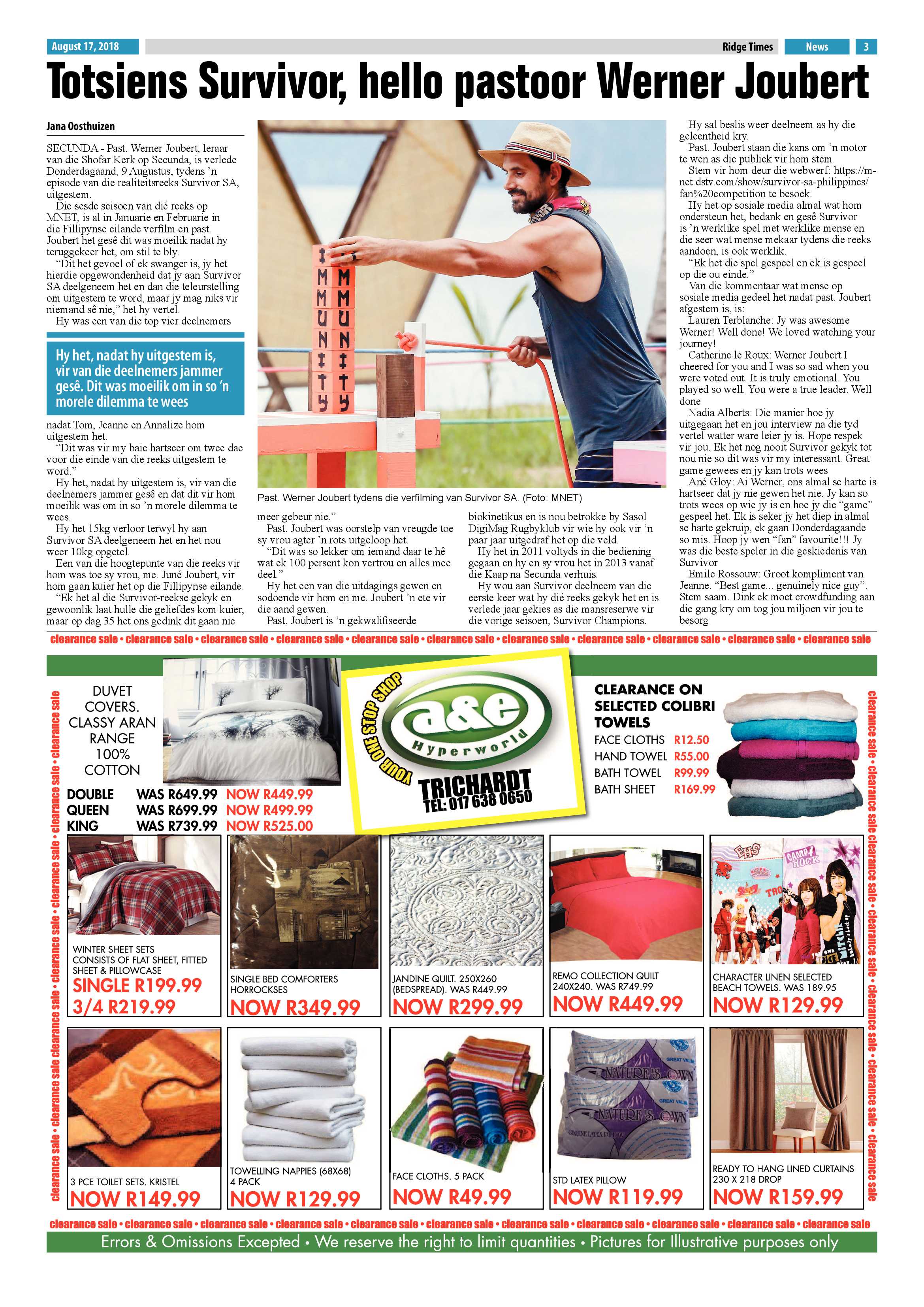 Ridge Times 17 August 2018 page 3