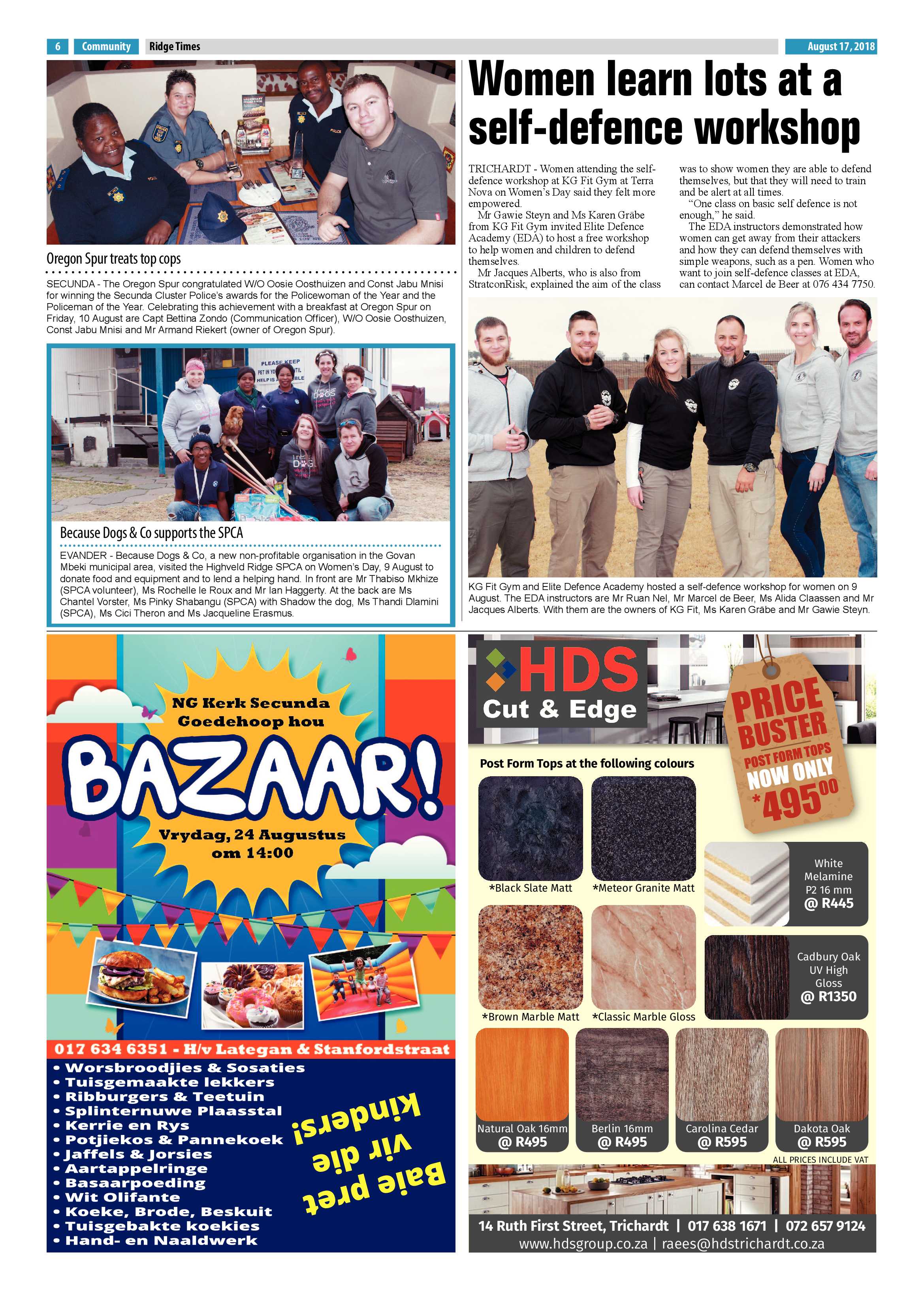 Ridge Times 17 August 2018 page 6