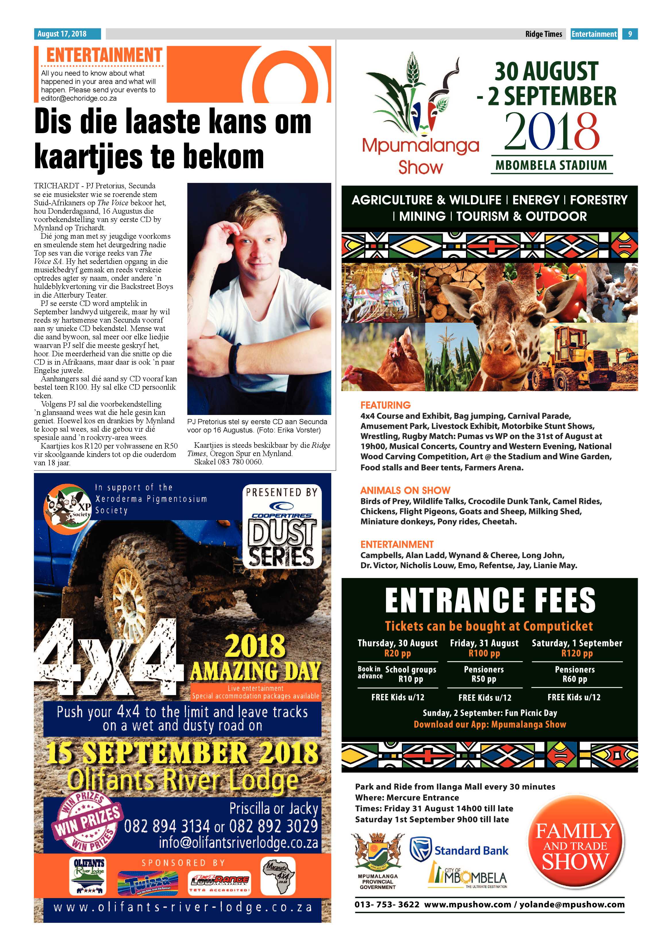 Ridge Times 17 August 2018 page 9