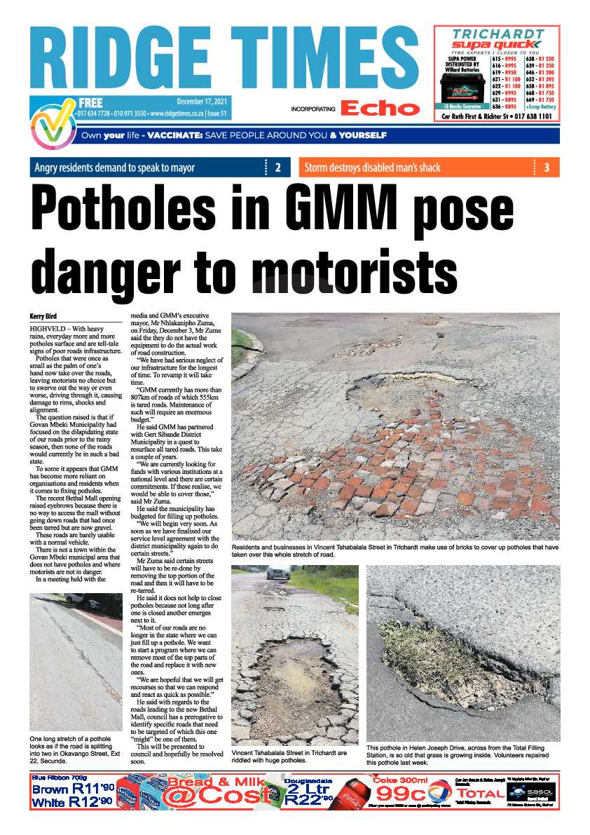 Ridge Times 17 December 2021 page 3