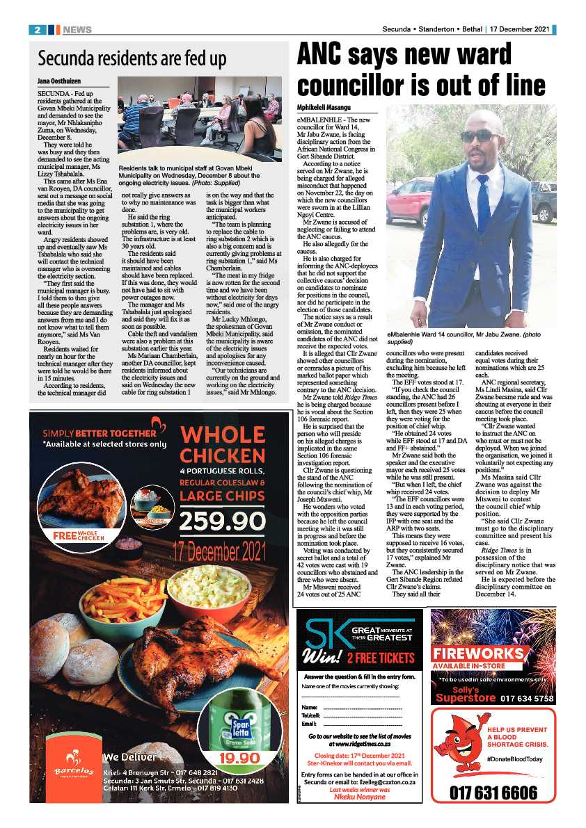 Ridge Times 17 December 2021 page 4