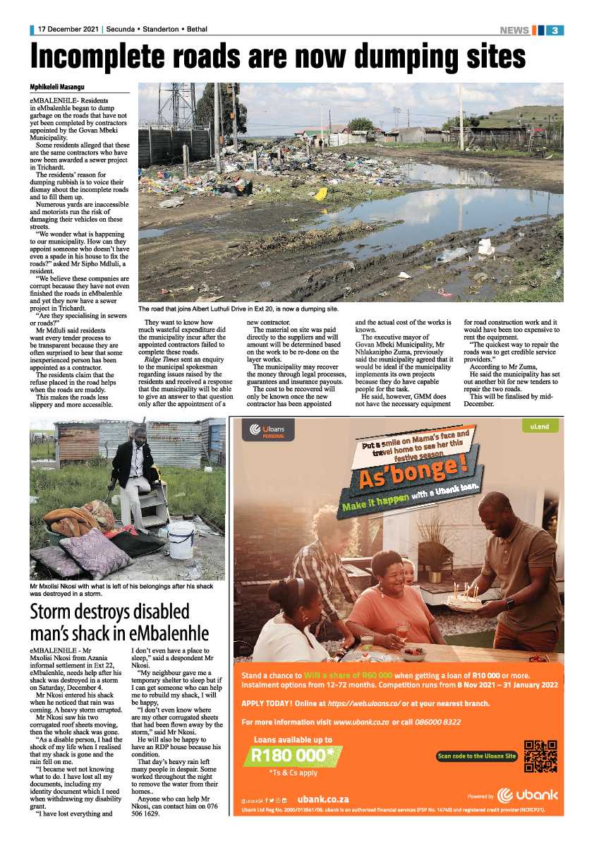 Ridge Times 17 December 2021 page 5