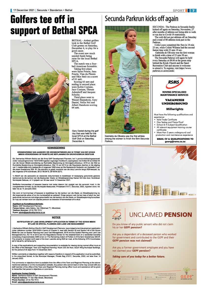 Ridge Times 17 December 2021 page 9