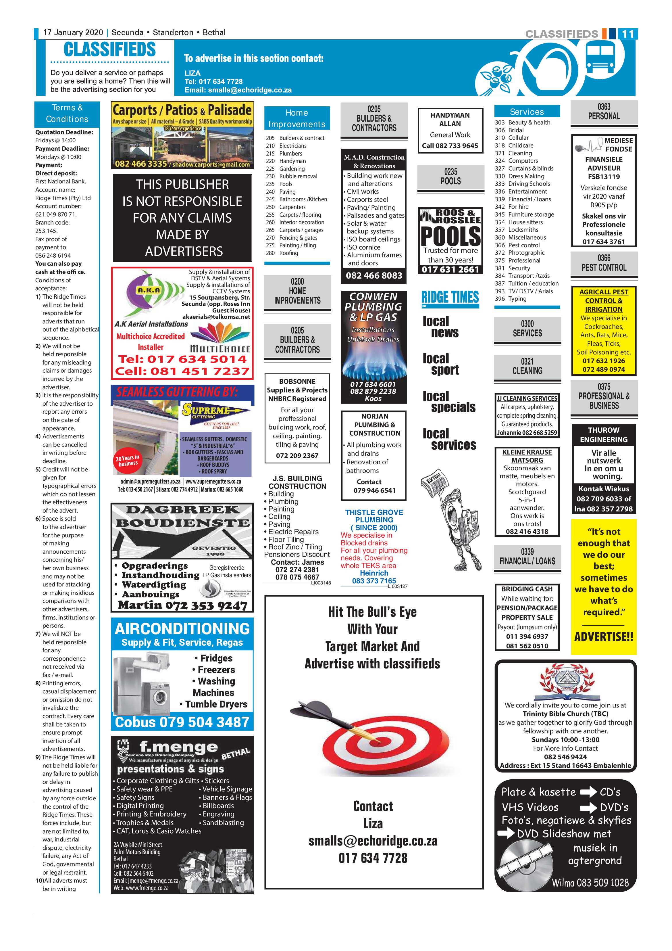 Ridge Times 17 January 2020 page 11
