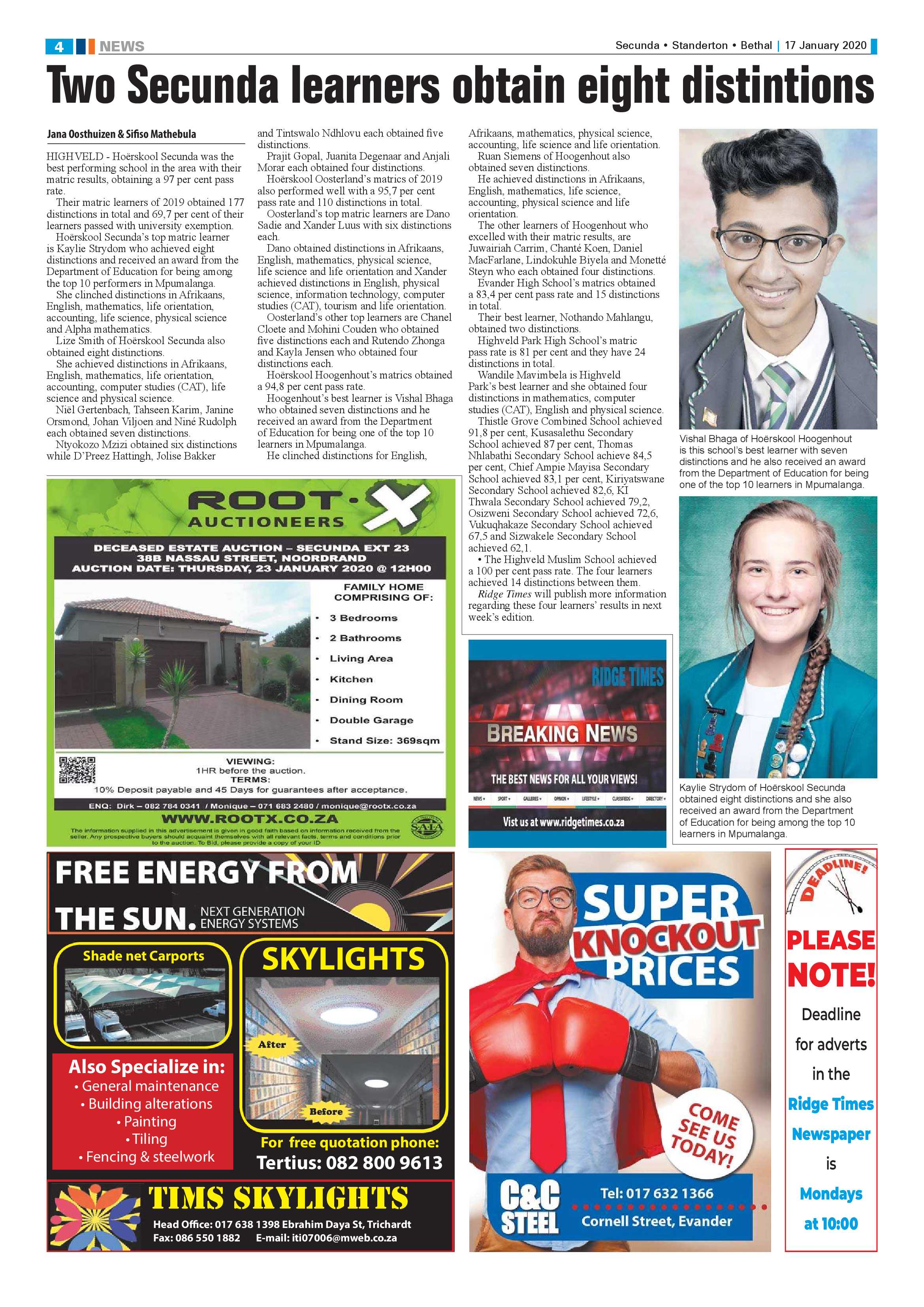 Ridge Times 17 January 2020 page 4