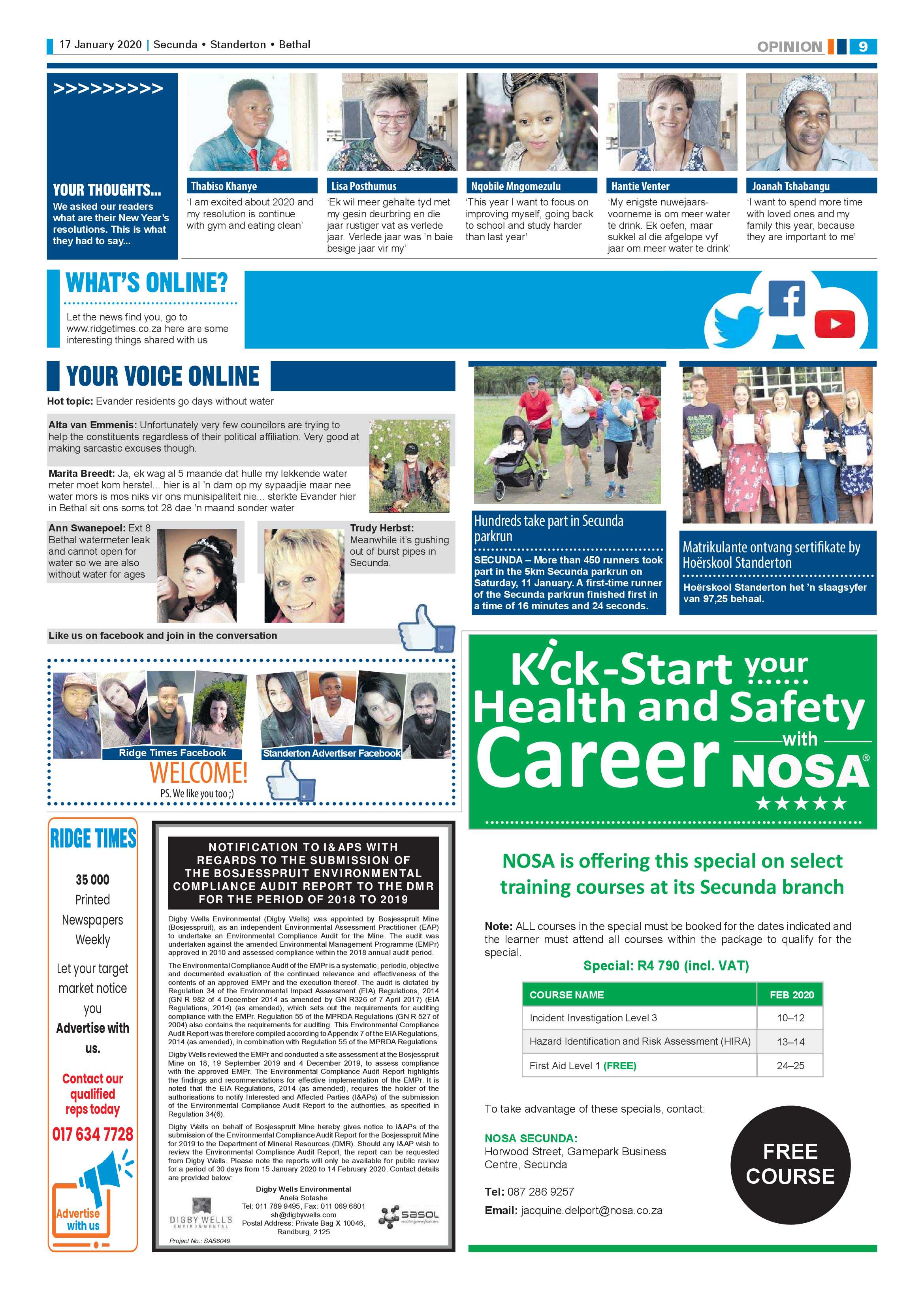 Ridge Times 17 January 2020 page 9
