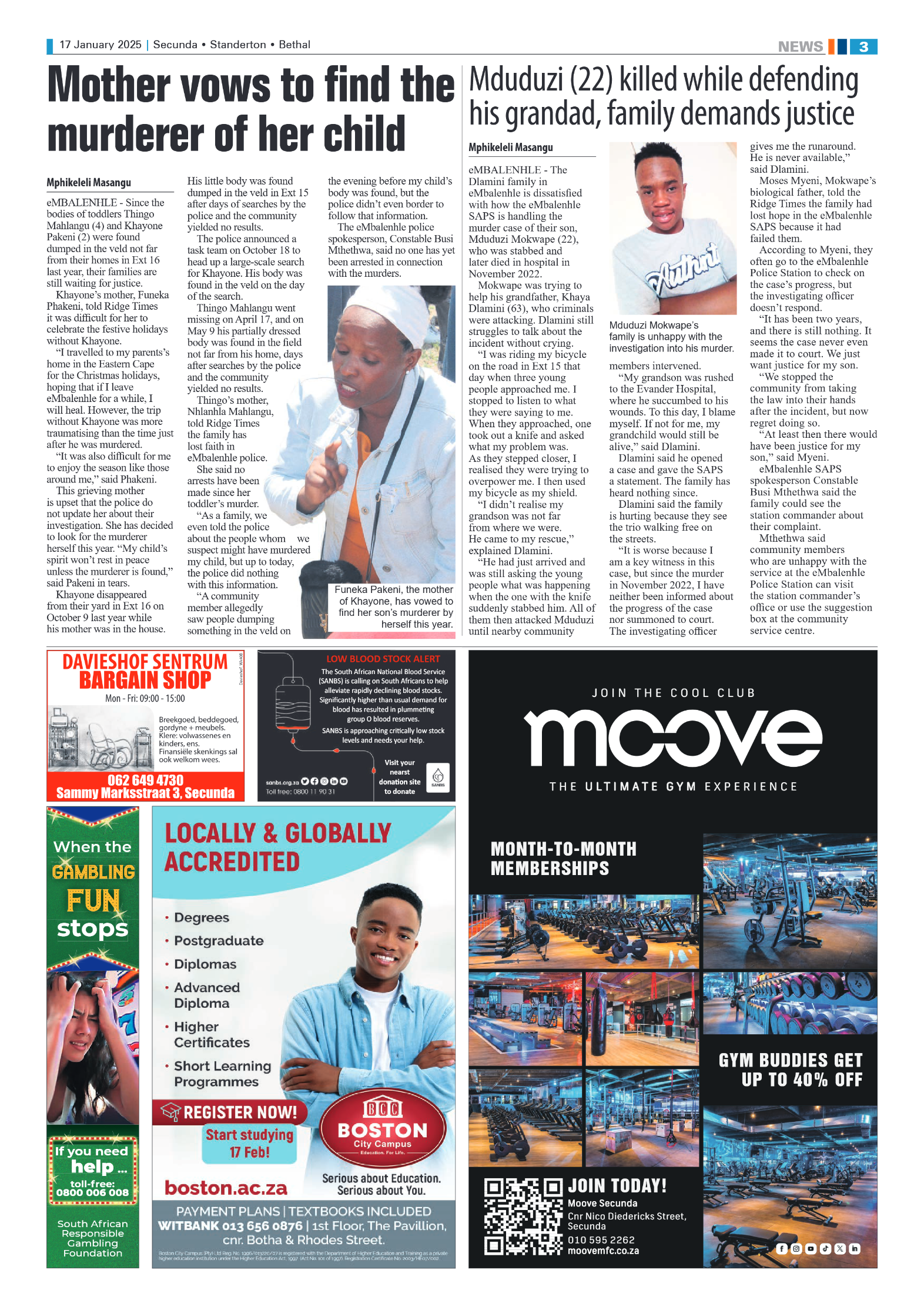 Ridge Times 17 January 2025 page 3