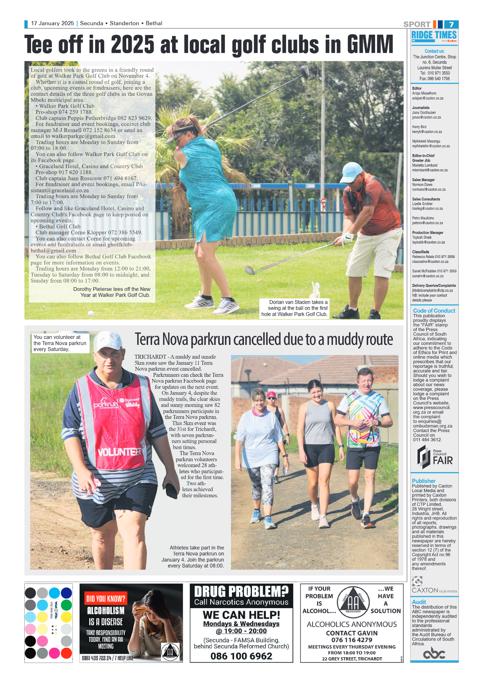 Ridge Times 17 January 2025 page 7