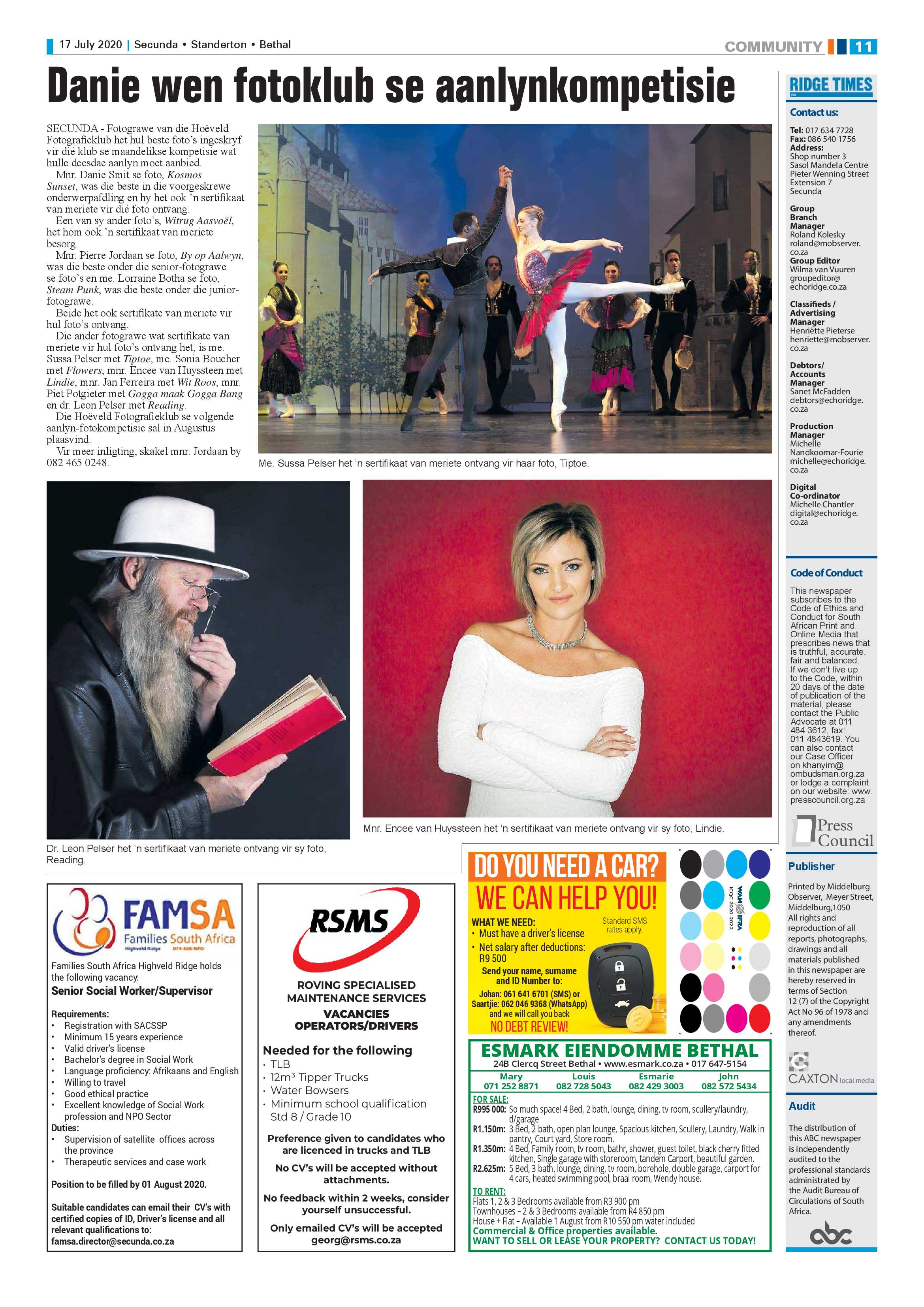 Ridge Times 17 July 2020 page 11