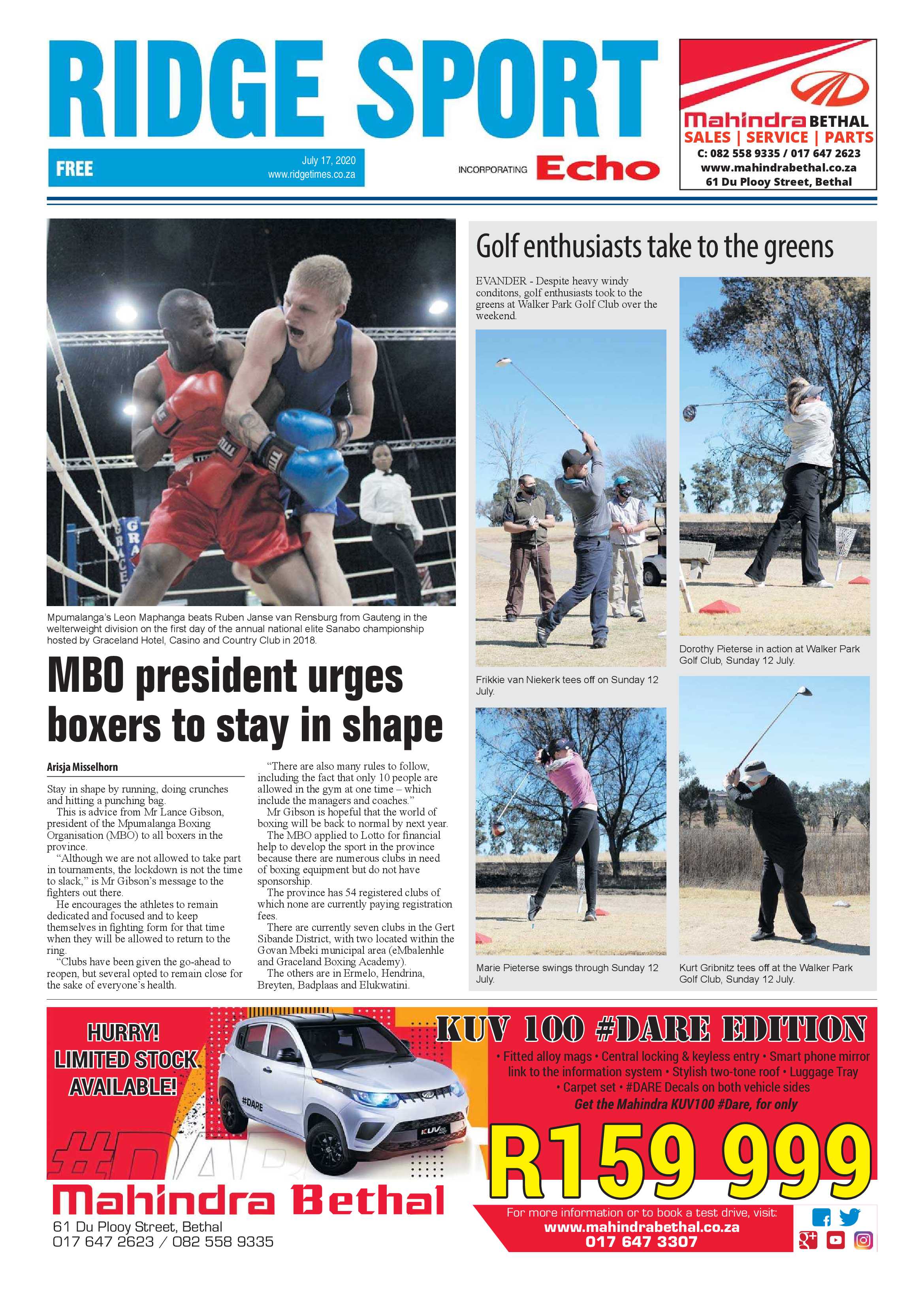 Ridge Times 17 July 2020 page 12