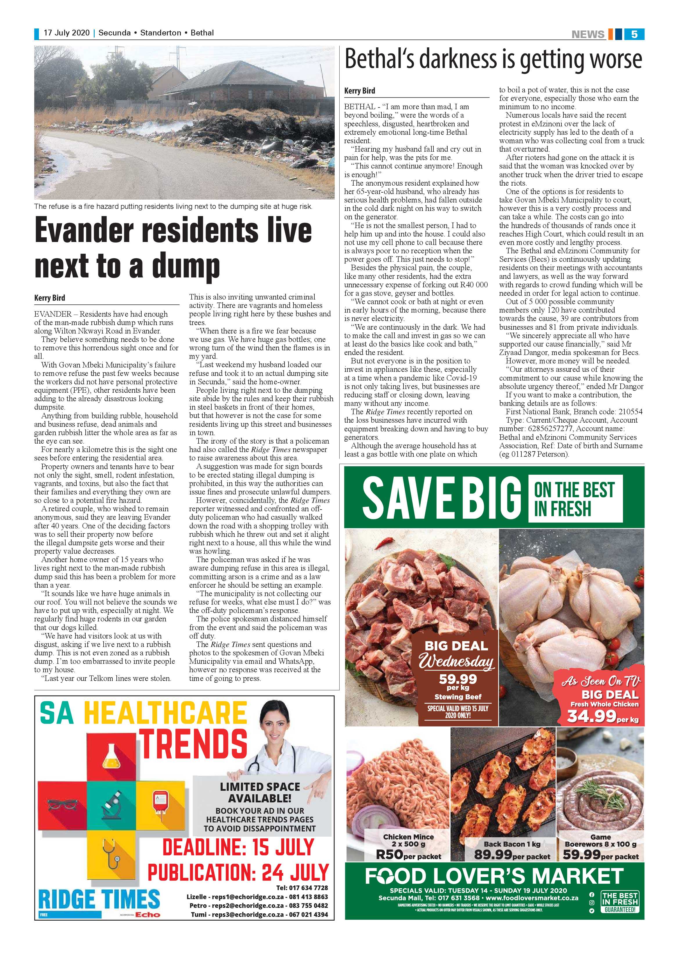 Ridge Times 17 July 2020 page 5