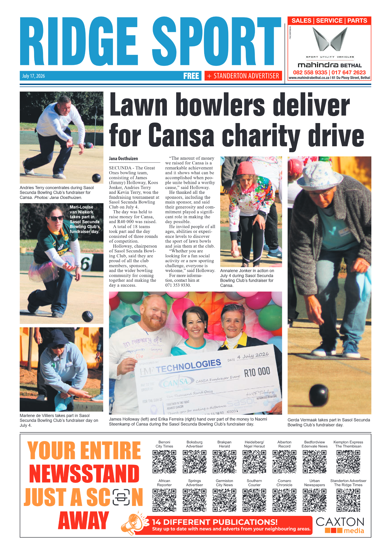 Ridge Times 17 July 2026 page 12