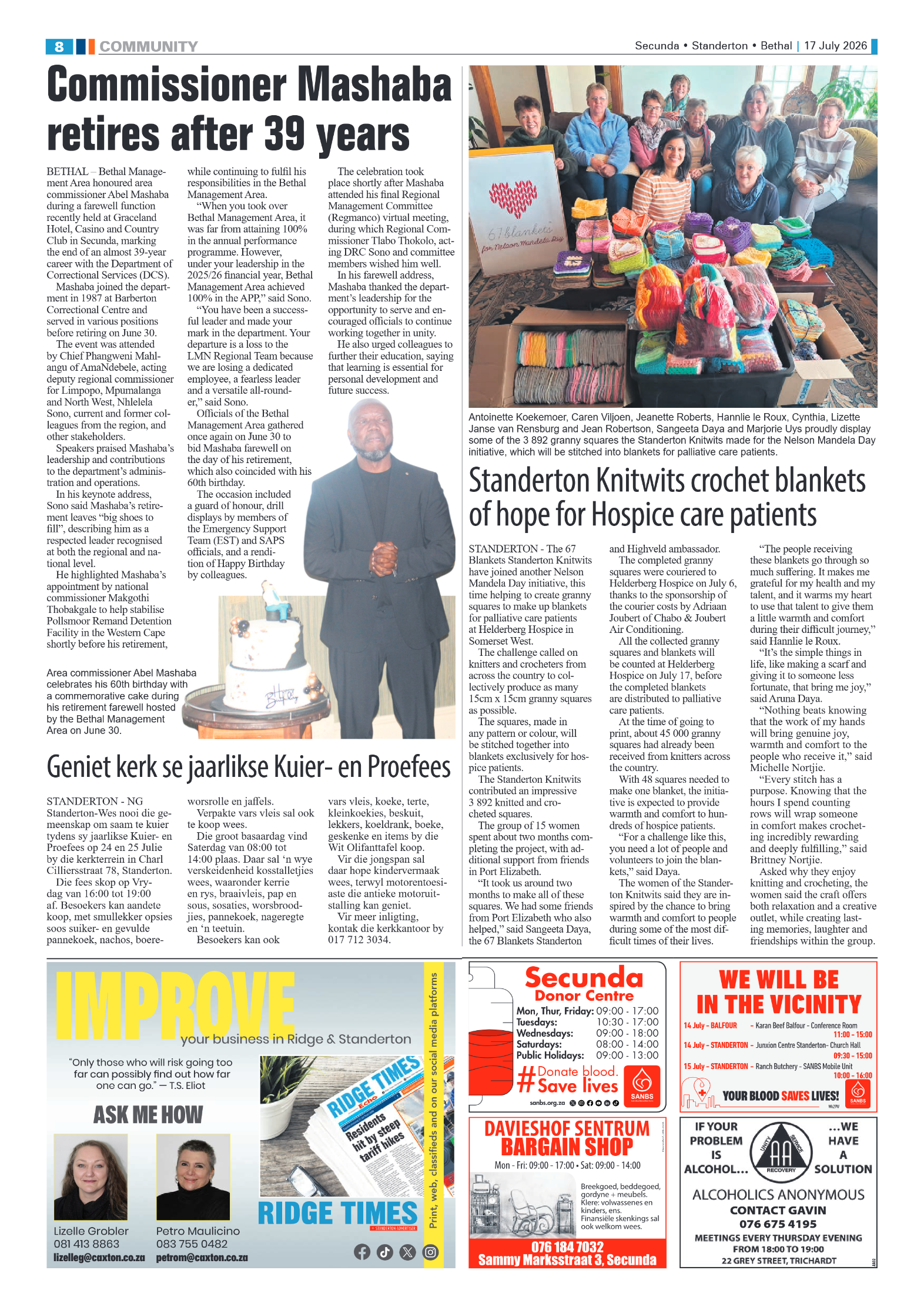 Ridge Times 17 July 2026 page 8