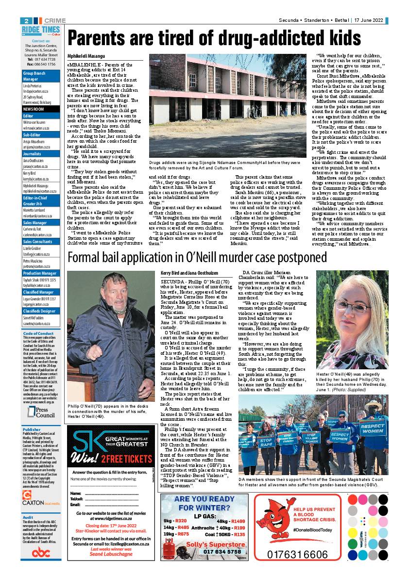 Ridge Times 17 June 2022 page 2