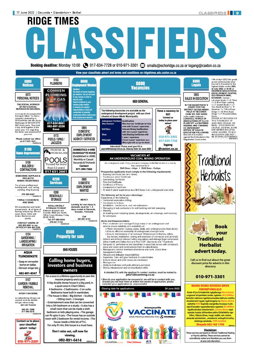 Ridge Times 17 June 2022 page 9