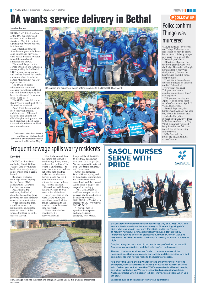 Ridge Times 17 May 2024 page 3