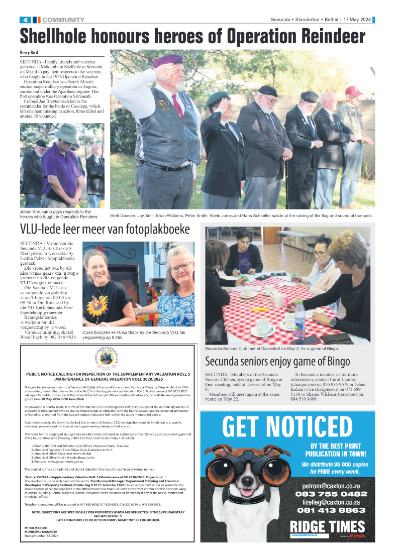 Ridge Times 17 May 2024 page 4