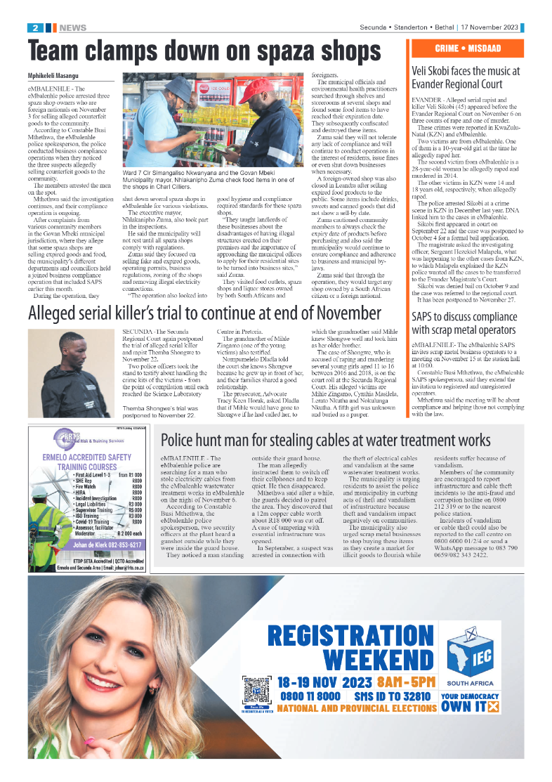 Ridge Times 17 November 2023 page 2