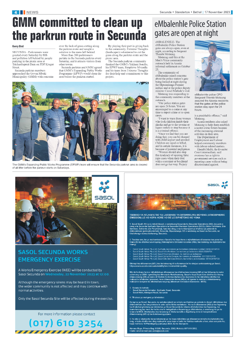 Ridge Times 17 November 2023 page 4