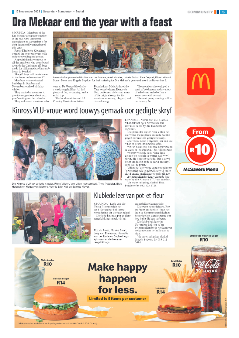 Ridge Times 17 November 2023 page 5