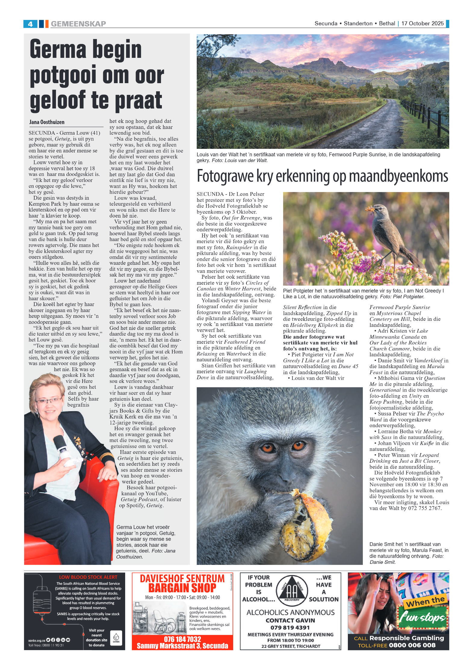 Ridge Times 17 October 2025 page 4