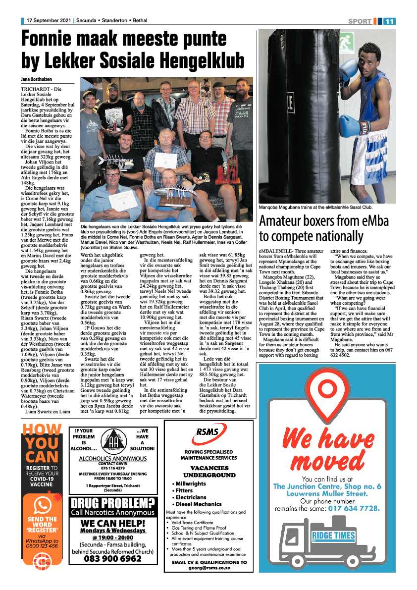 Ridge Times 17 September 2021 page 11