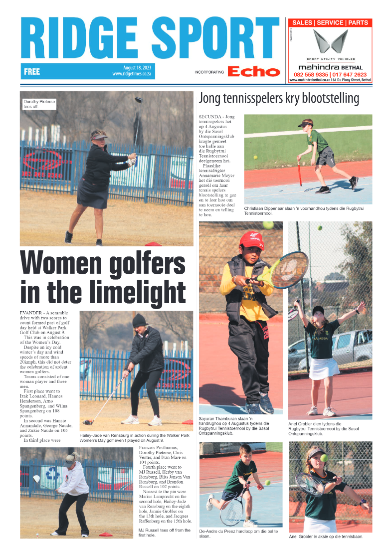 Ridge Times 18 August 2023 page 8