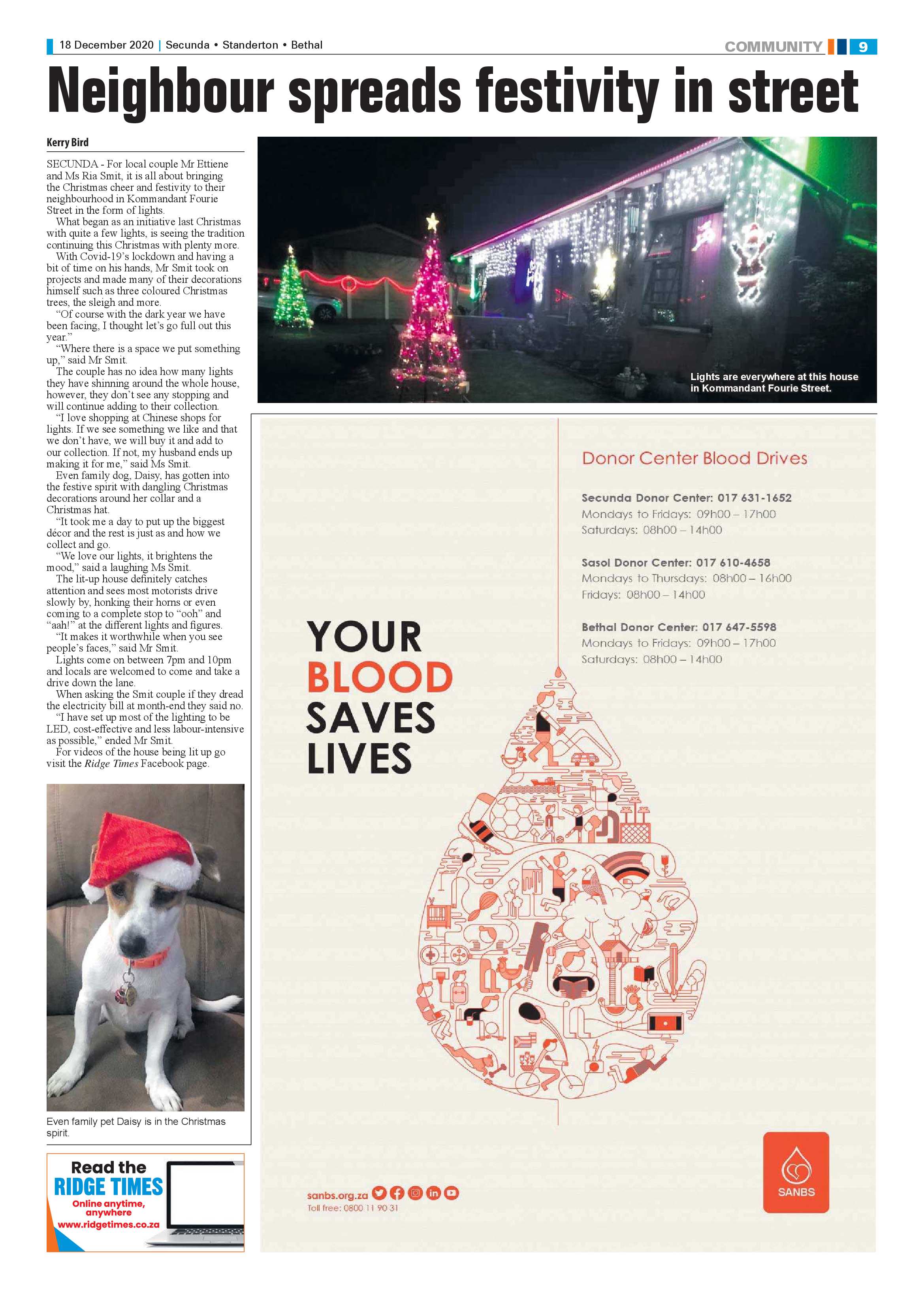 Ridge Times 18 December 2020 page 11