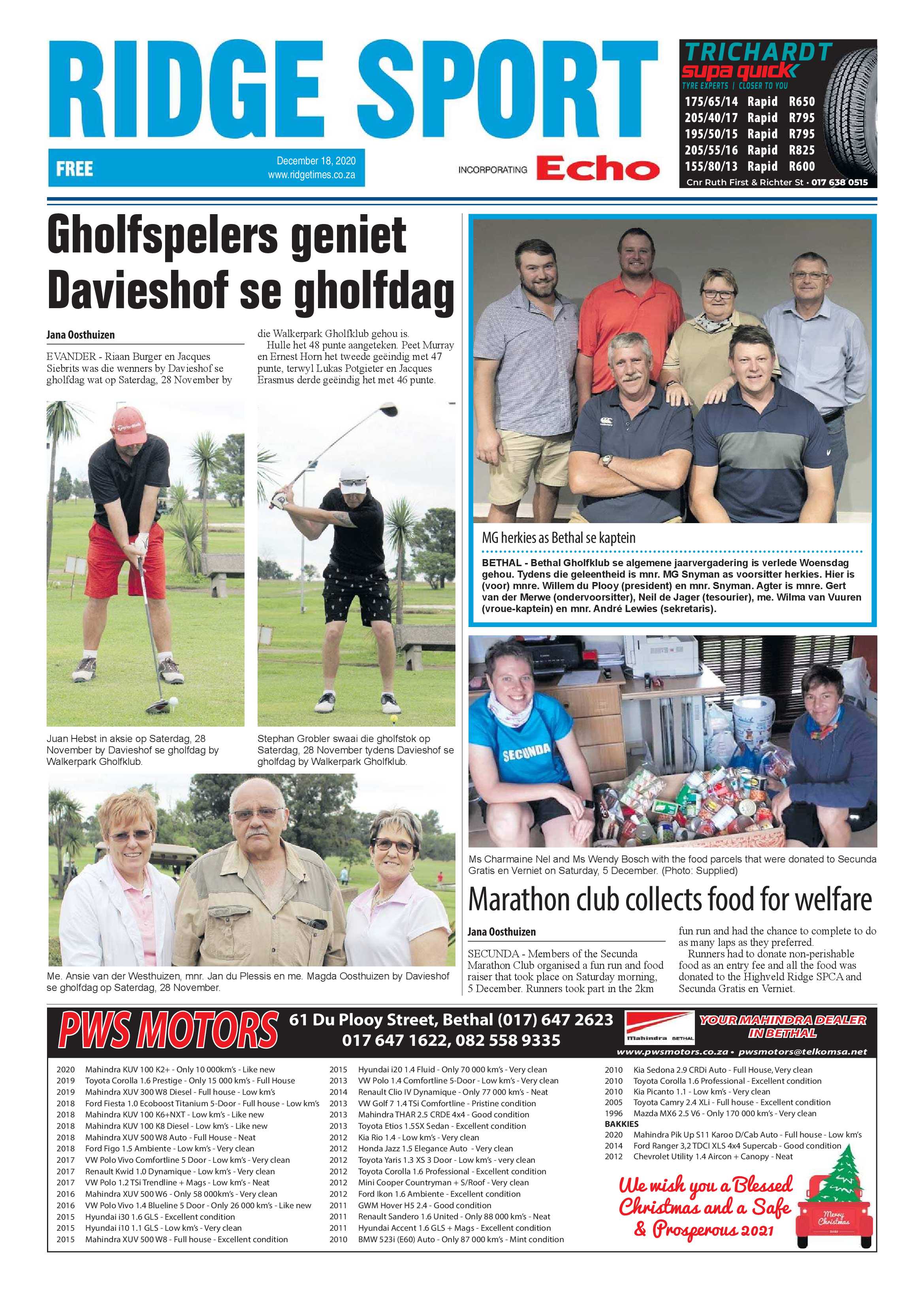 Ridge Times 18 December 2020 page 14