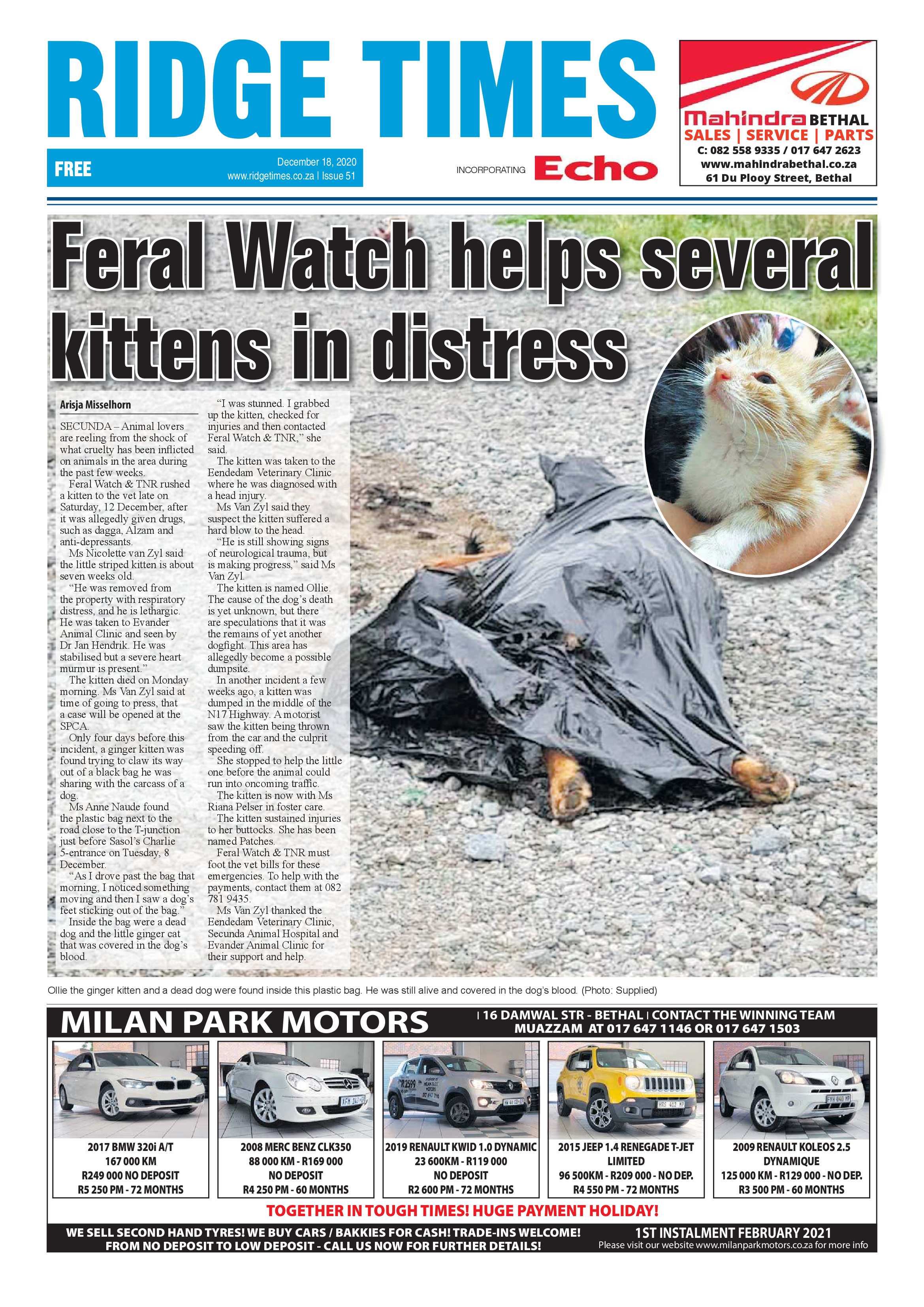 Ridge Times 18 December 2020 page 3