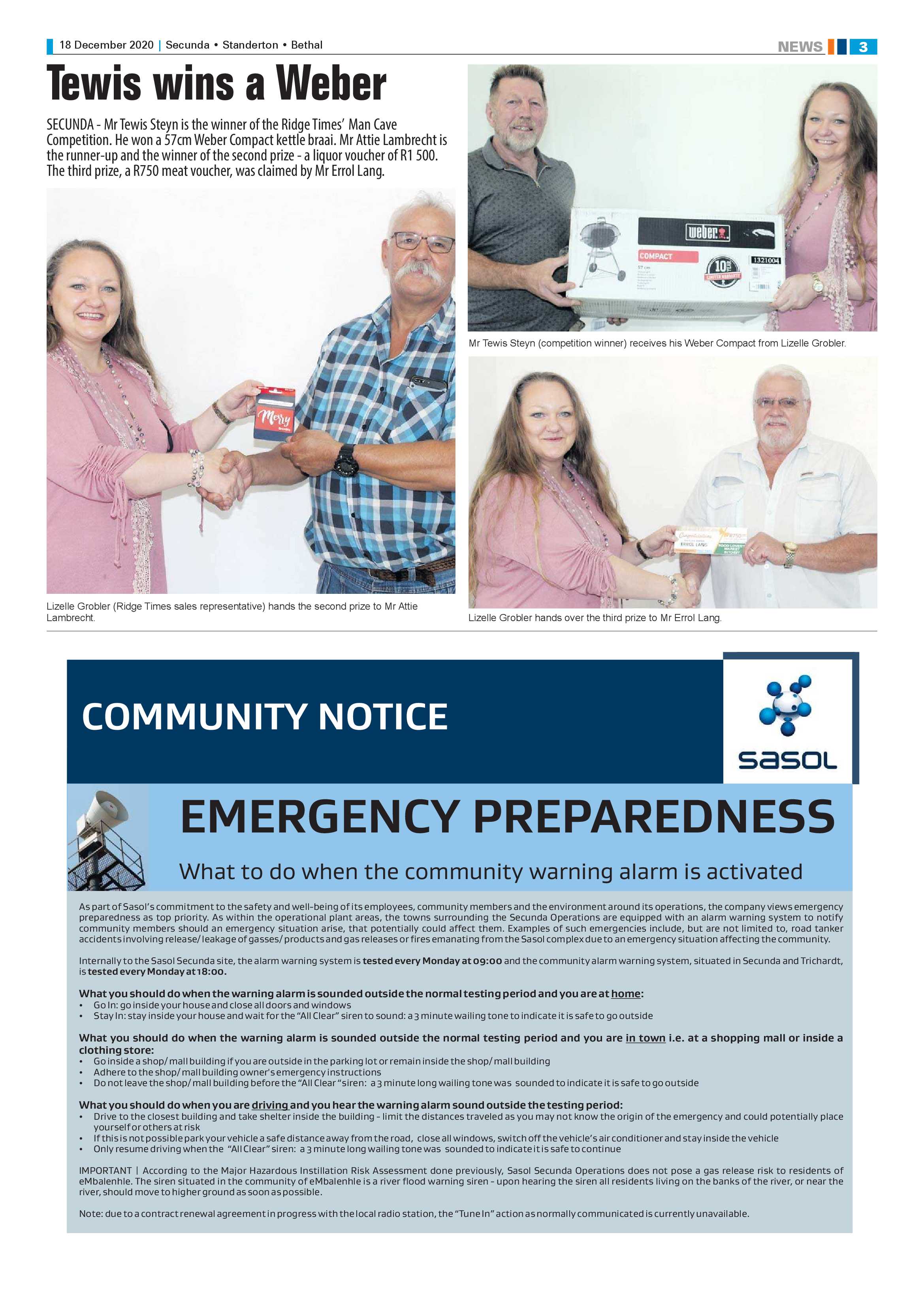 Ridge Times 18 December 2020 page 5