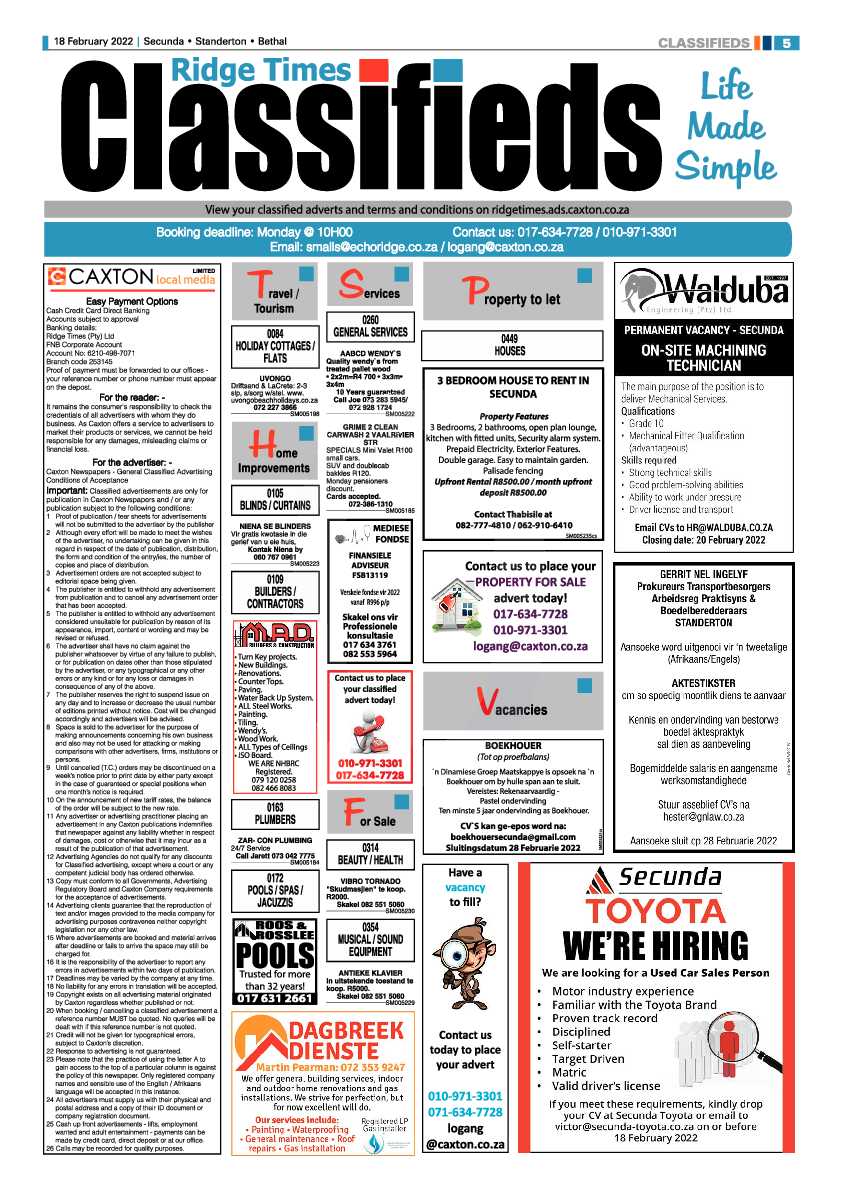 Ridge Times 18 February 2022 page 5