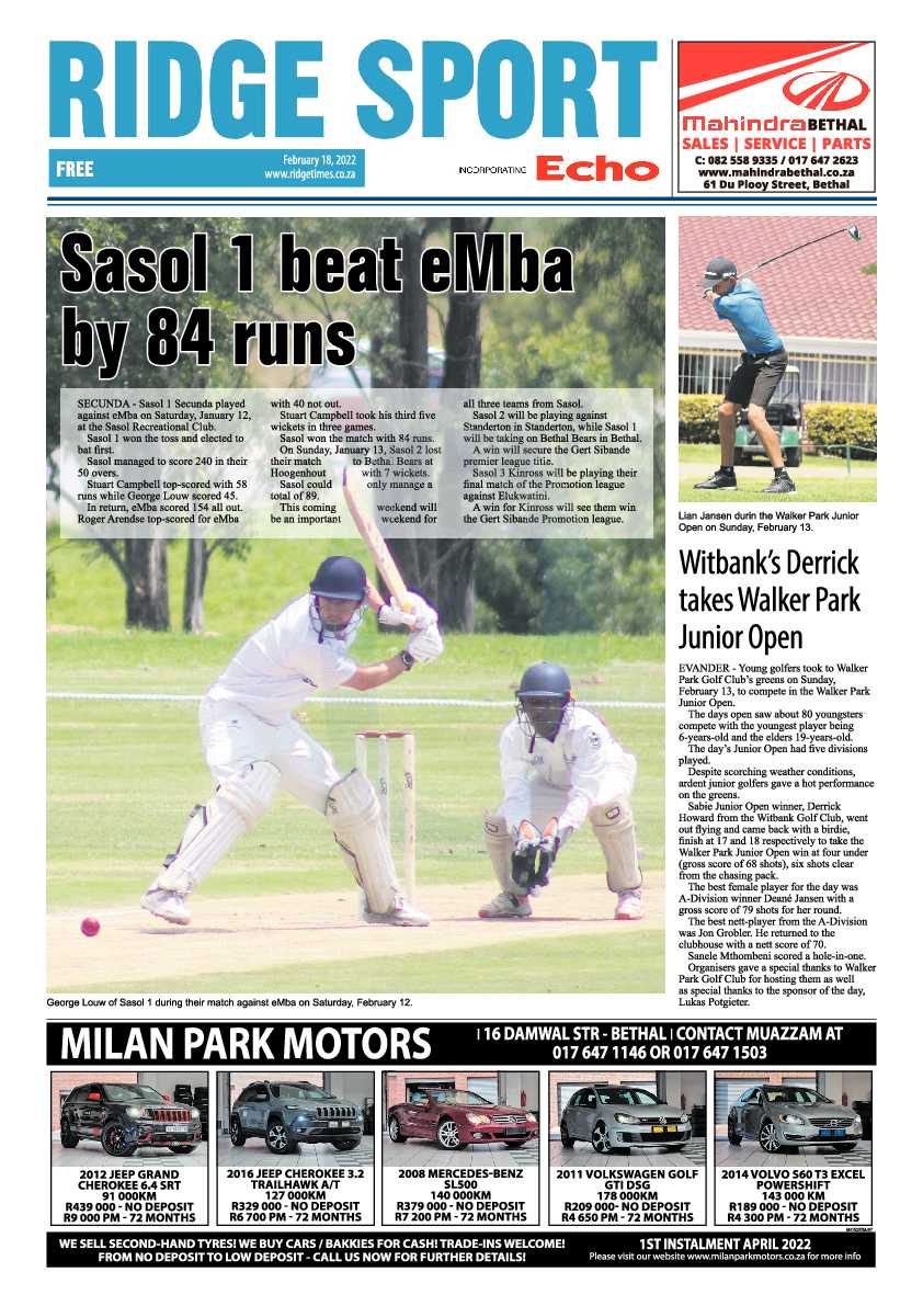 Ridge Times 18 February 2022 page 8