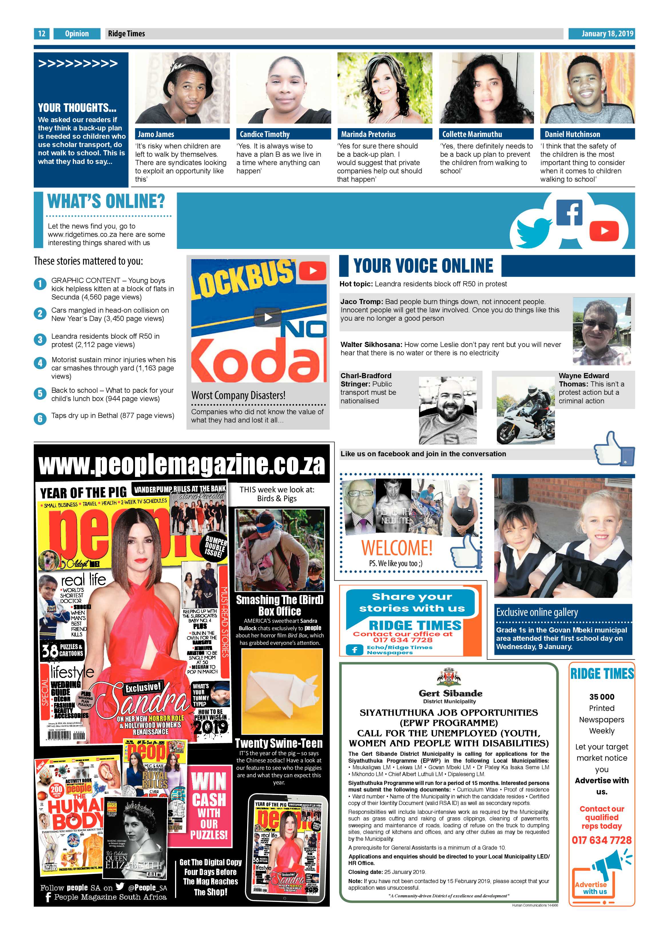 Ridge Times 18 January 2019 page 12