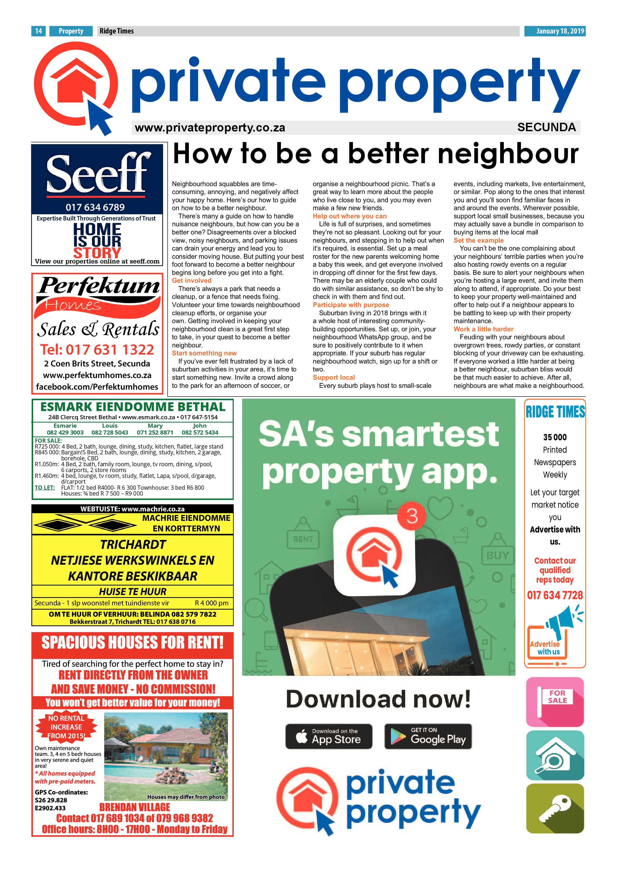Ridge Times 18 January 2019 page 14