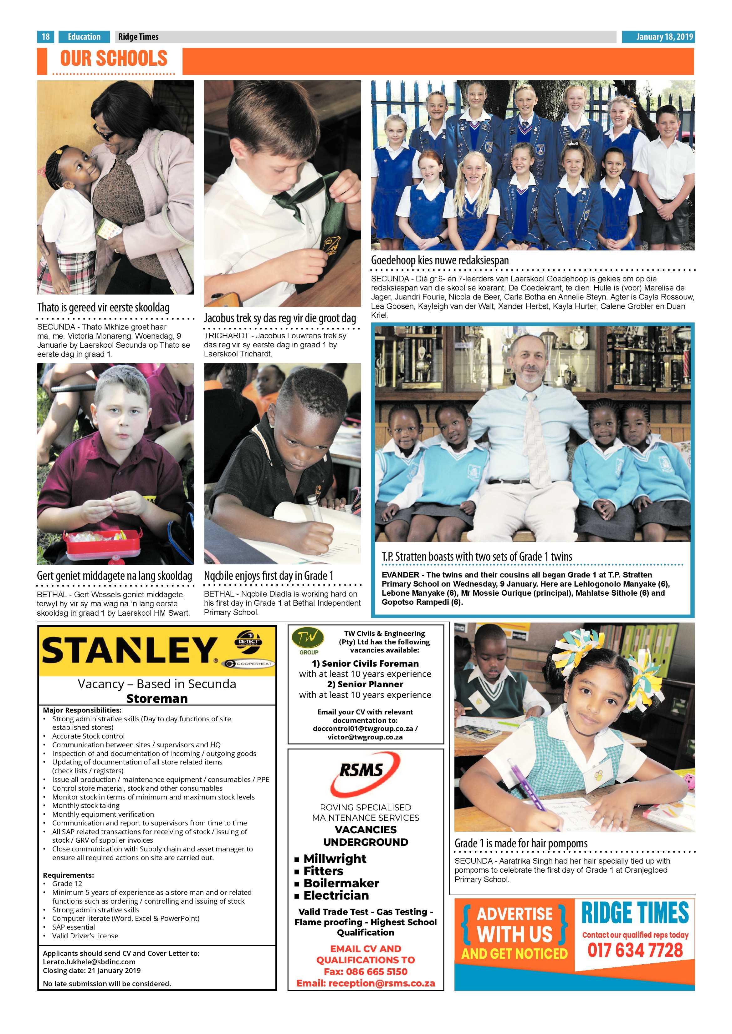 Ridge Times 18 January 2019 page 18