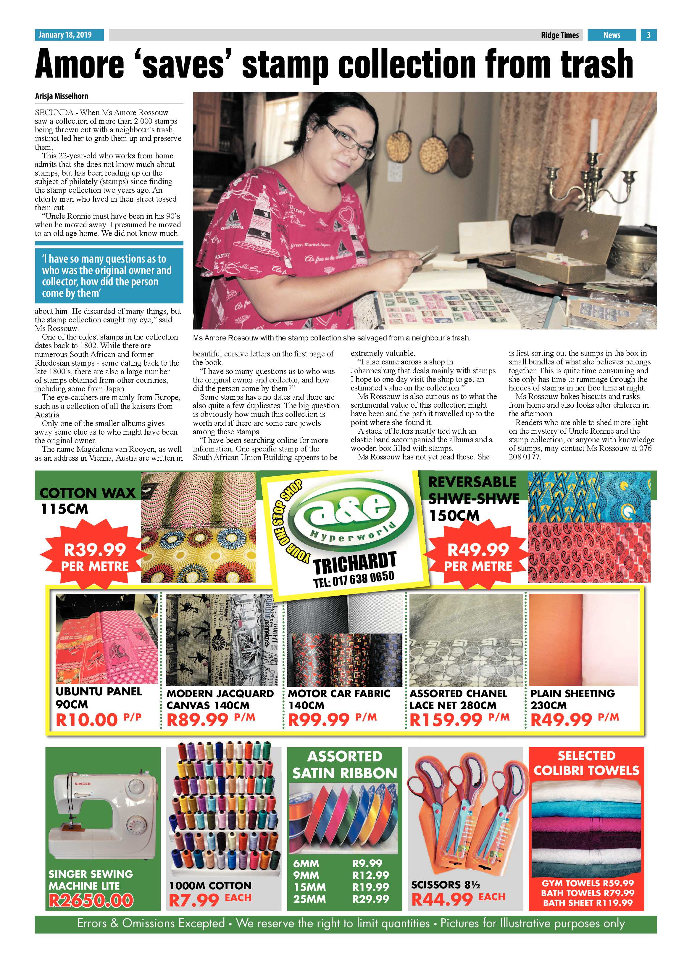 Ridge Times 18 January 2019 page 3