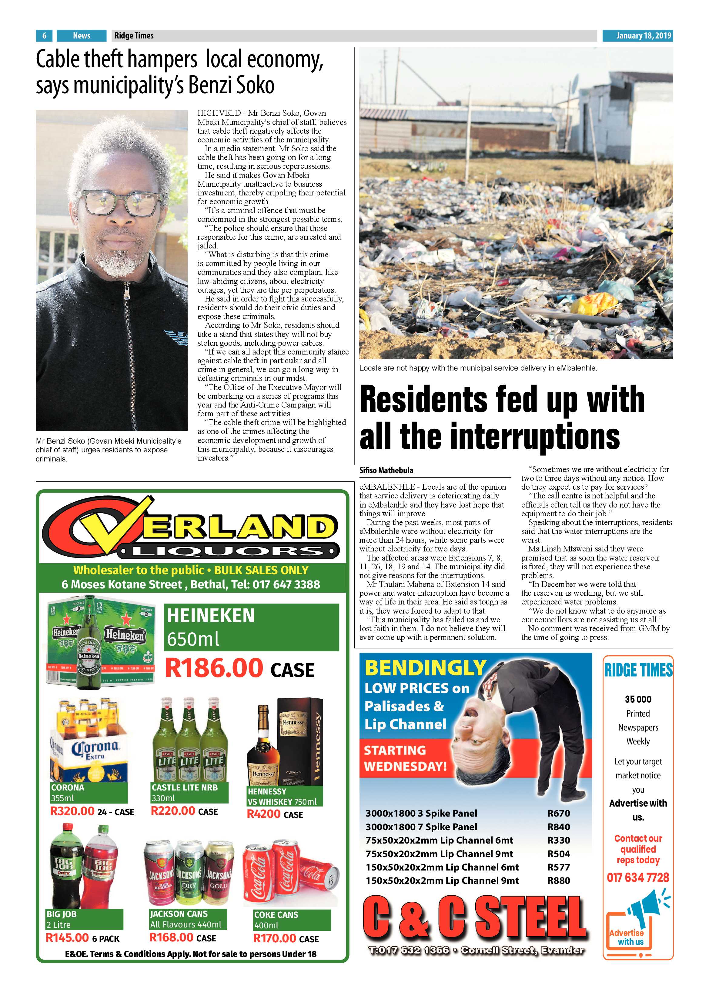 Ridge Times 18 January 2019 page 6