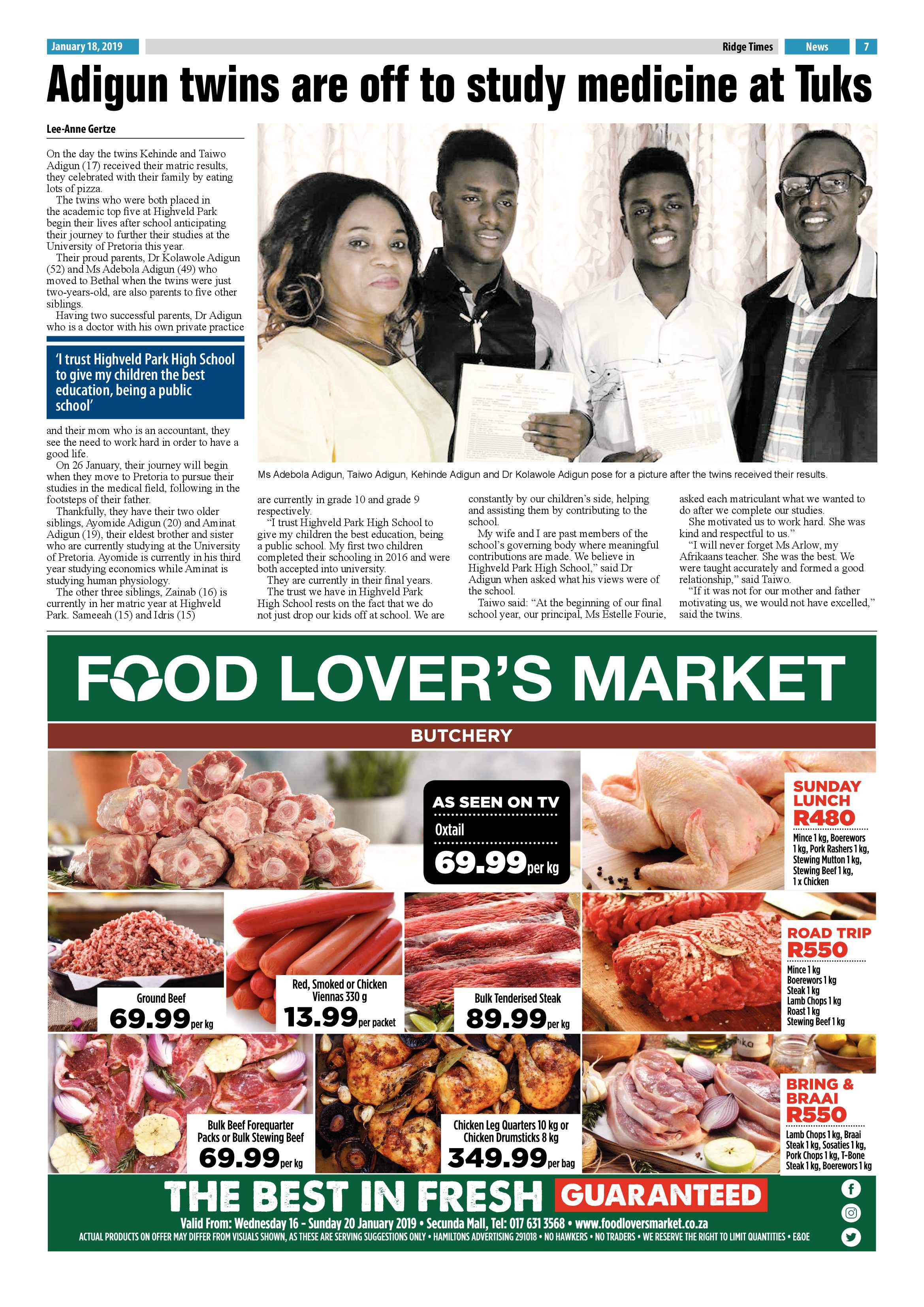 Ridge Times 18 January 2019 page 7